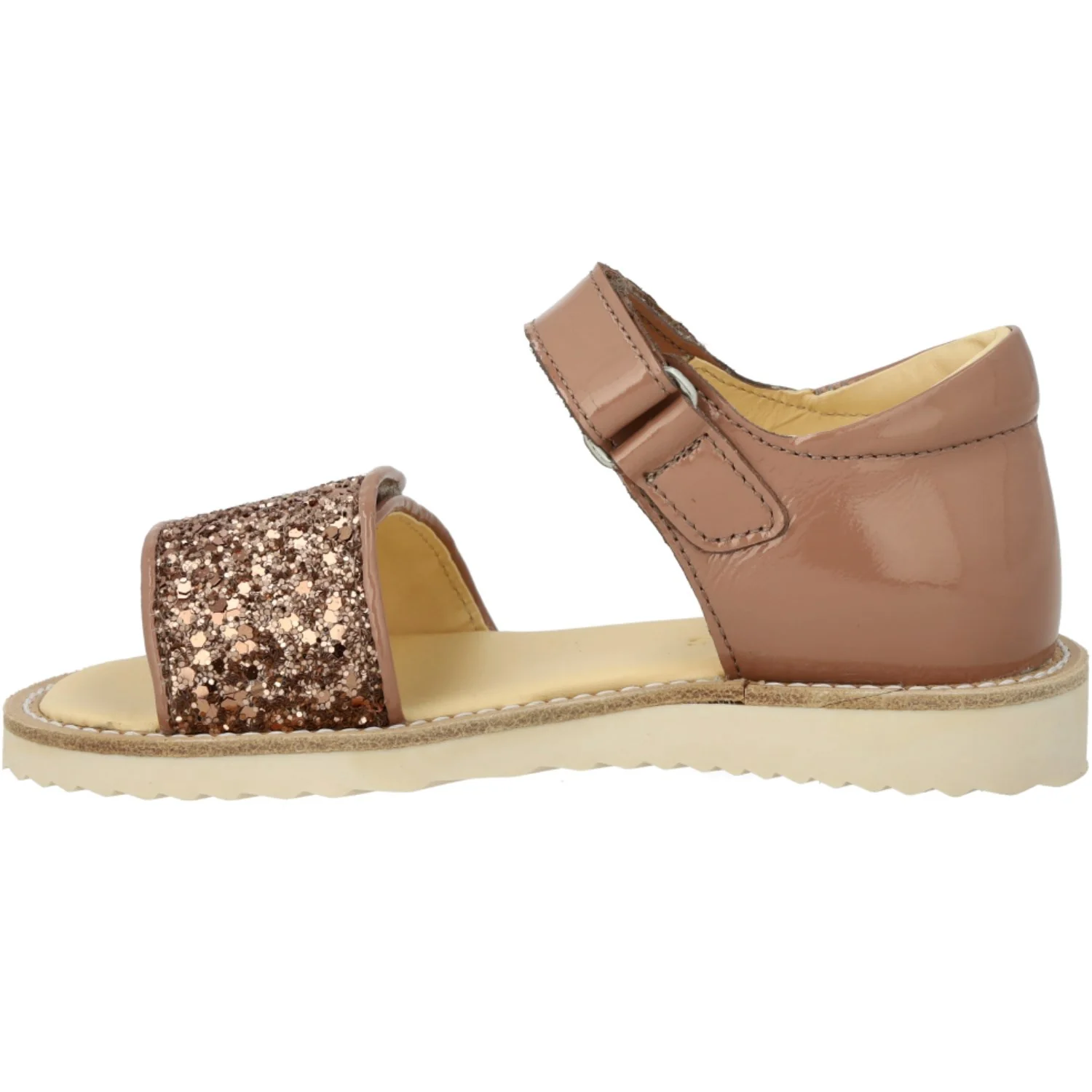 Angulus Clay/Clay Glitter Sandal With Funklende Glitterdetalje - Image 4