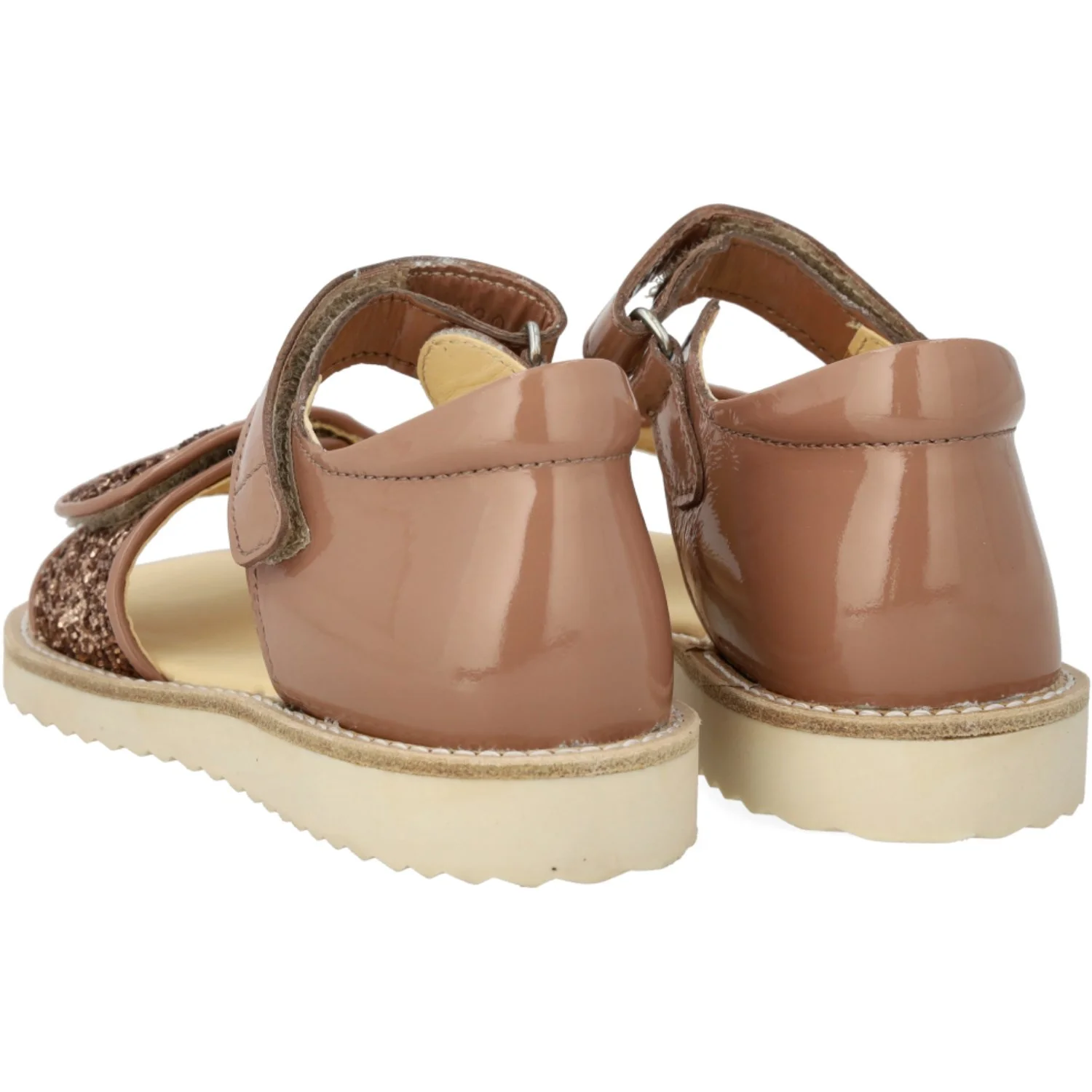 Angulus Clay/Clay Glitter Sandal With Funklende Glitterdetalje - Image 6