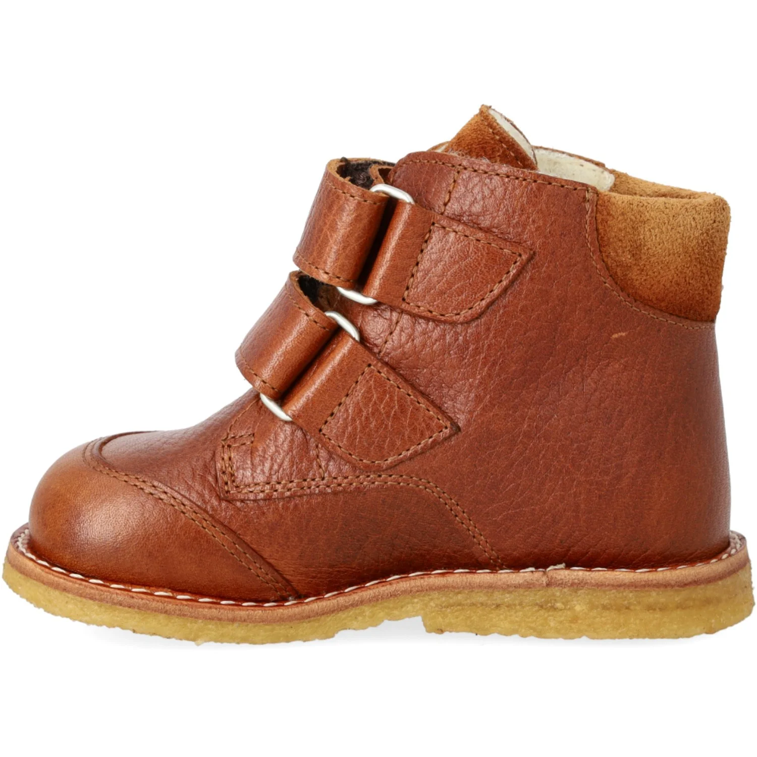 Angulus Cognac/Cognac Beginner TEX Boot with Embroidered Snowman - Image 7