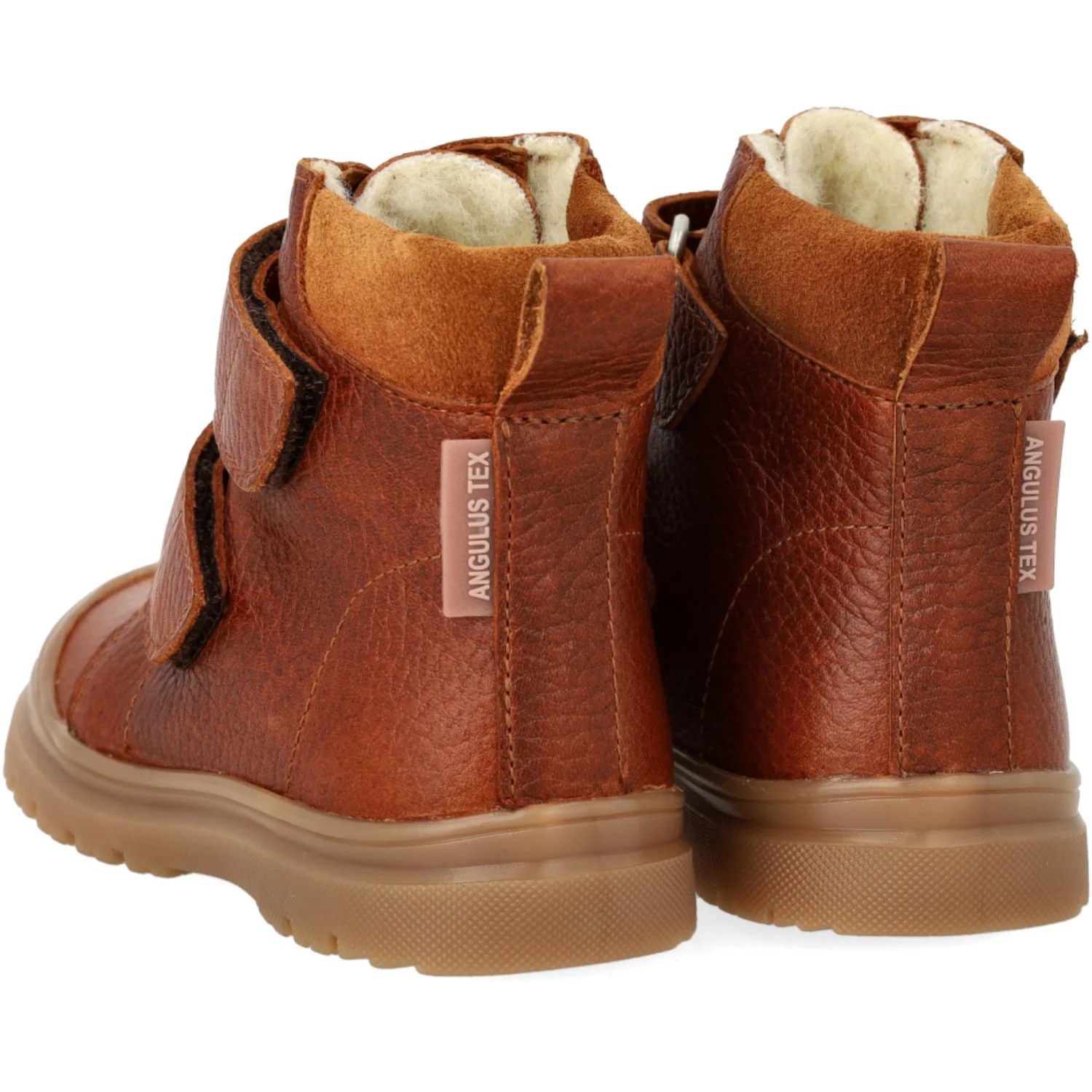 Angulus Cognac/Cognac Beginner TEX Boot with Soft Merino Wool Lining - Image 6