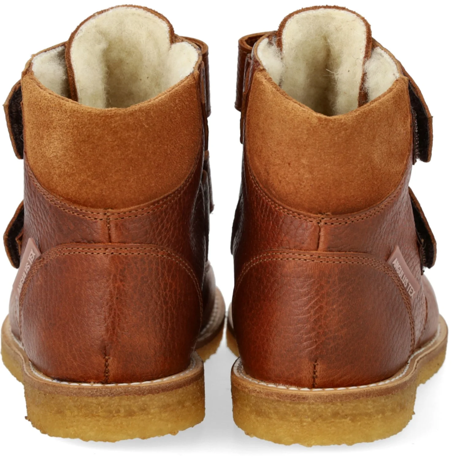 Angulus Cognac/Cognac Glitter/Mustard TEX Boot with Sparkling Glitter Hearts - Image 5