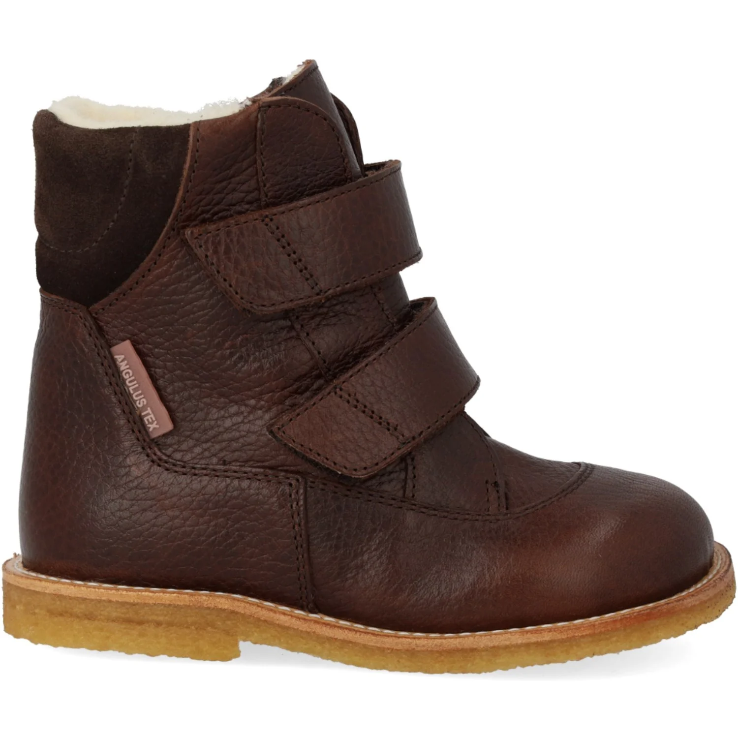 Angulus Dark Brown/Dark Brown TEX Boot with Velcro Closure - Image 5