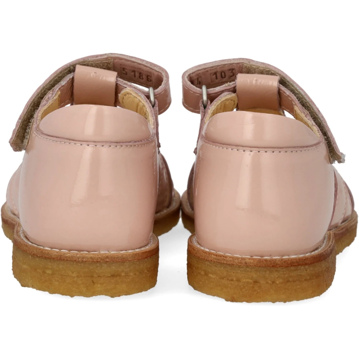 Angulus Rosebud/Pastel Multi Glitter Hjertesandal Med Glitter Hjerte - Image 3
