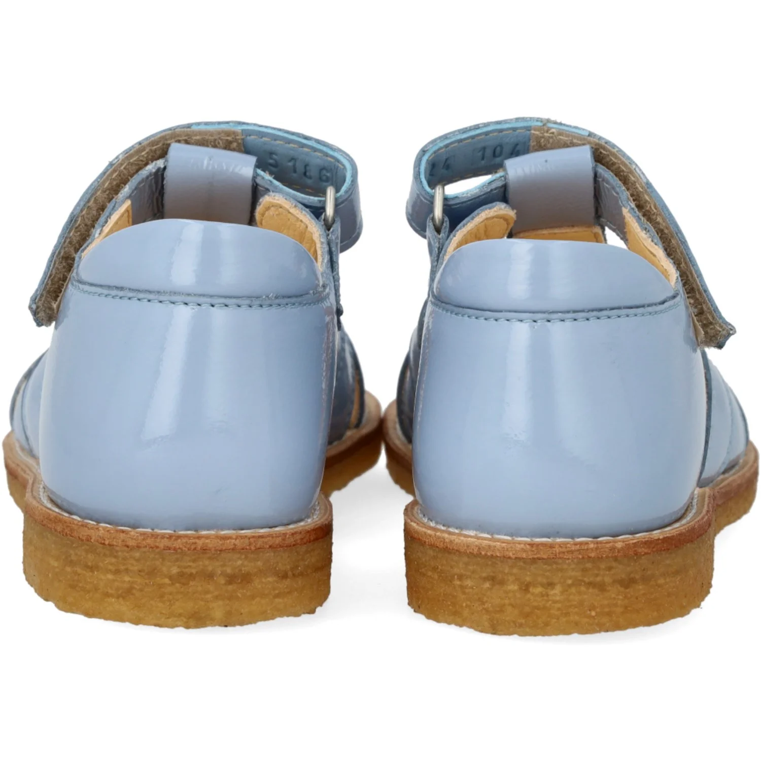 Angulus Sky Blue/Spring Multi Glitter Hjertesandal Med Glitter Hjerte - Image 3