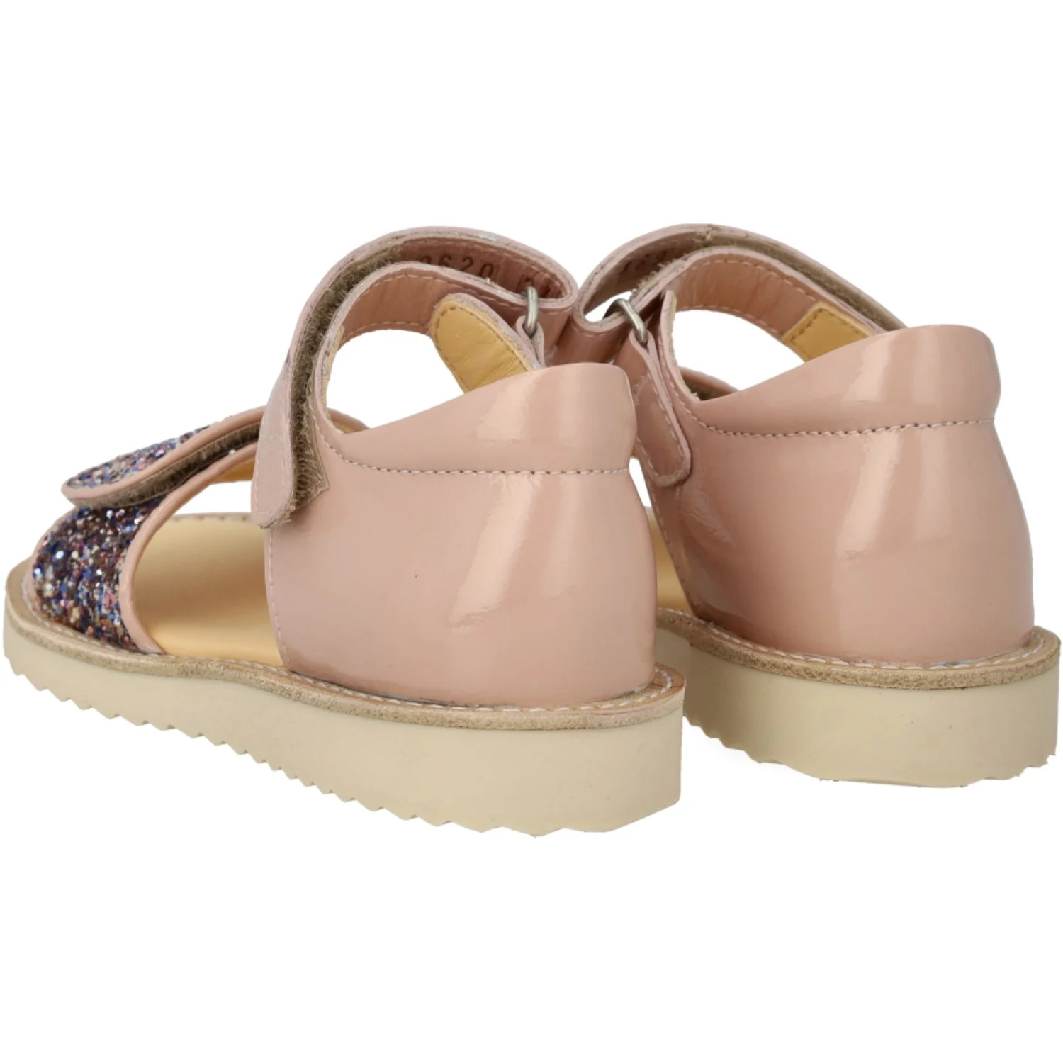 Angulus Rosebud/Pastel Multi Glitter Laksandal Med Funklende Glitterdetalje - Image 2