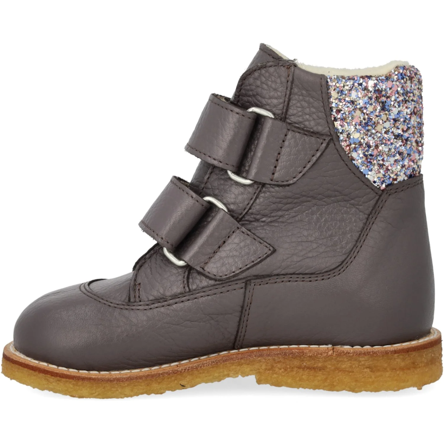 Angulus Lavender/Pastel Multi Glitter TEX Boot with Glitter and Velcro - Image 2
