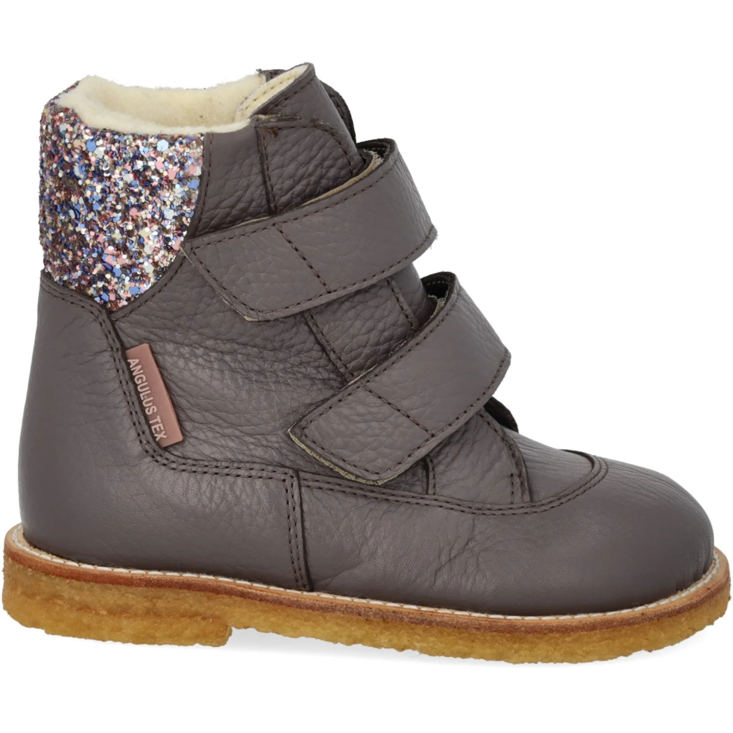 Angulus Lavender/Pastel Multi Glitter TEX Boot with Glitter and Velcro - Image 4