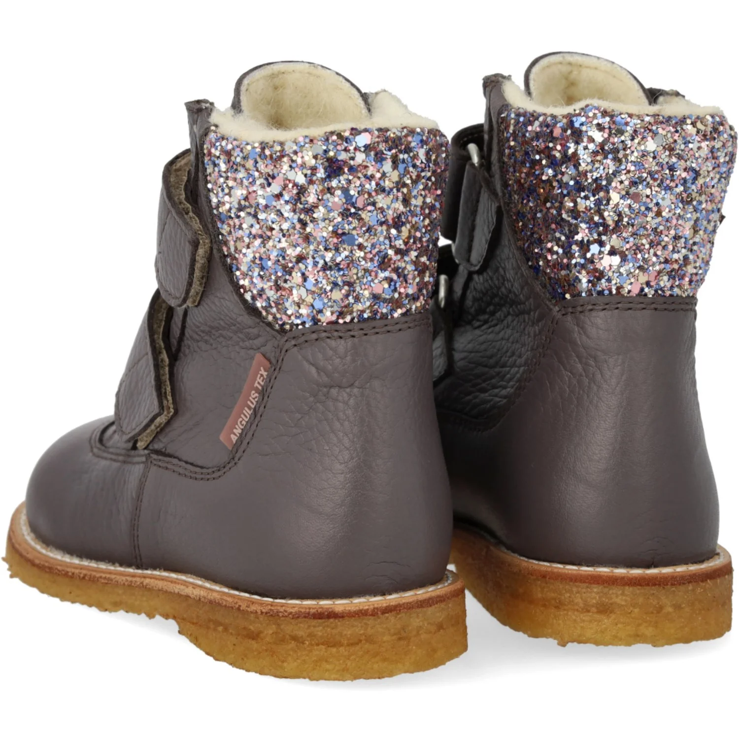 Angulus Lavender/Pastel Multi Glitter TEX Boot with Glitter and Velcro - Image 6