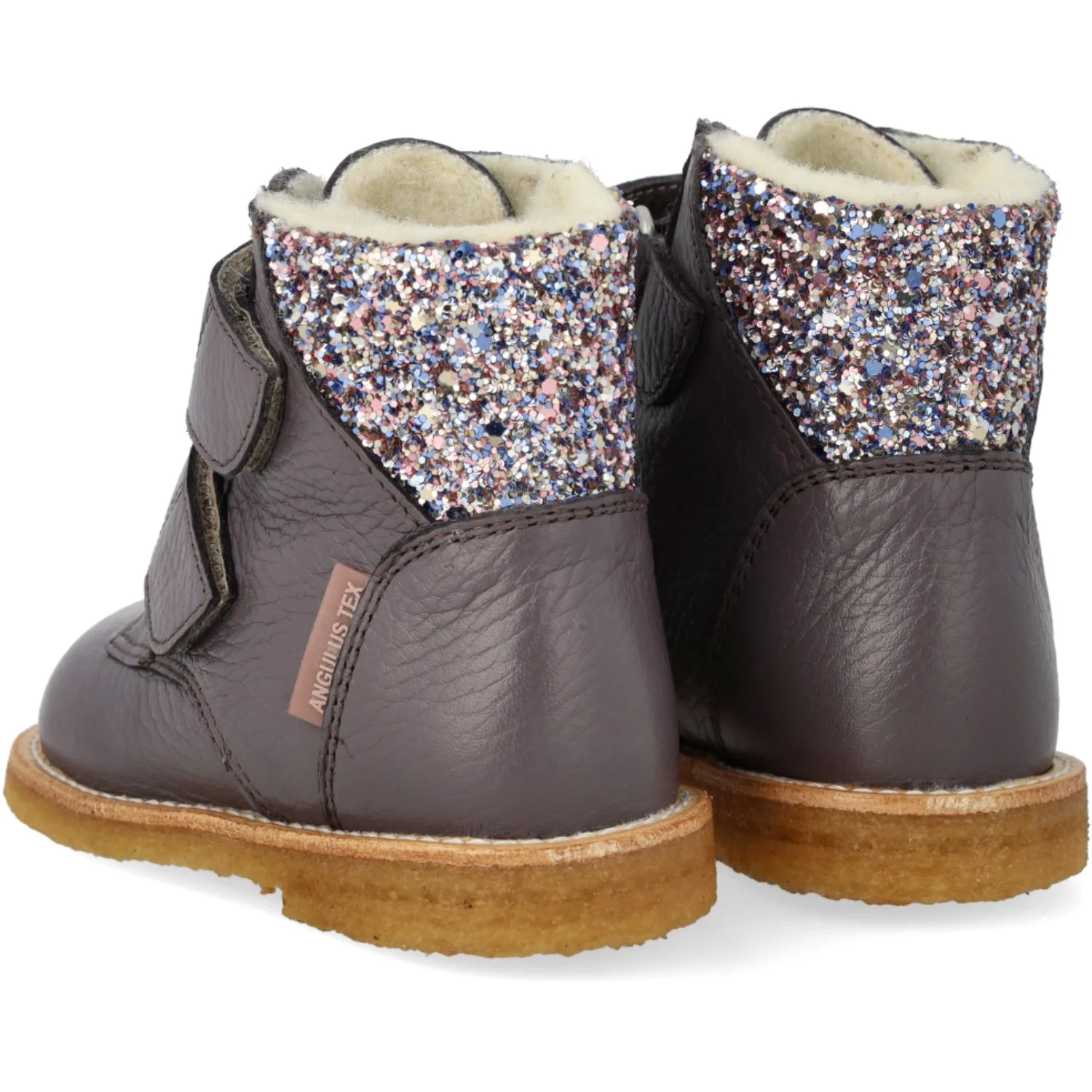 Angulus Lavender/Pastel Multi Glitter TEX Boot with Glitter and Velcro Closure - Image 6