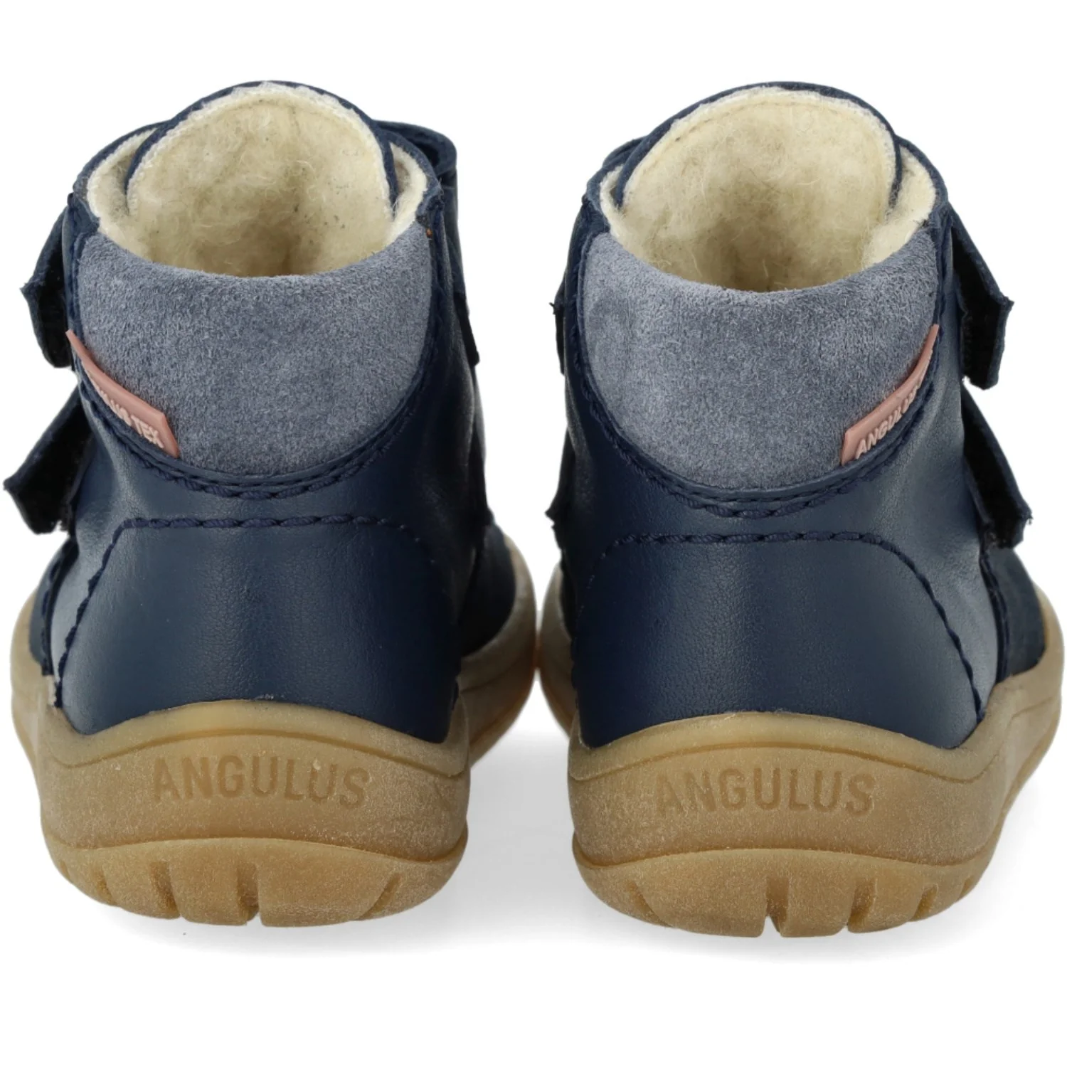 Angulus Navy/Tan/Blue Fog Beginner TEX Boot with Contrast Stitching - Image 6