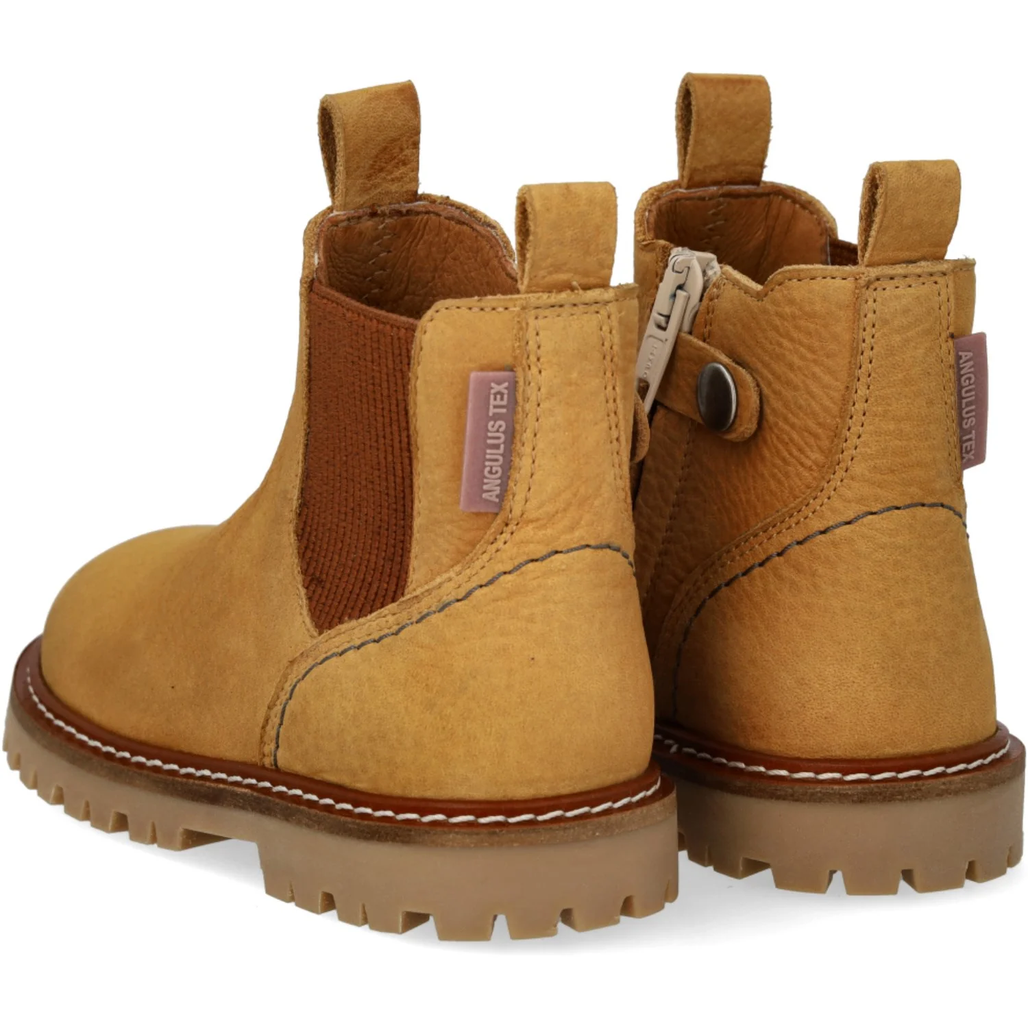 Angulus Ocher/Cognac Chunky Chelsea Boot - Image 3