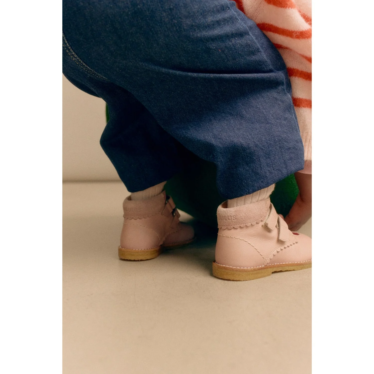 Angulus Rosebud/Berry Beginner shoes Med Udstanset Kontrasthjerte - Image 4