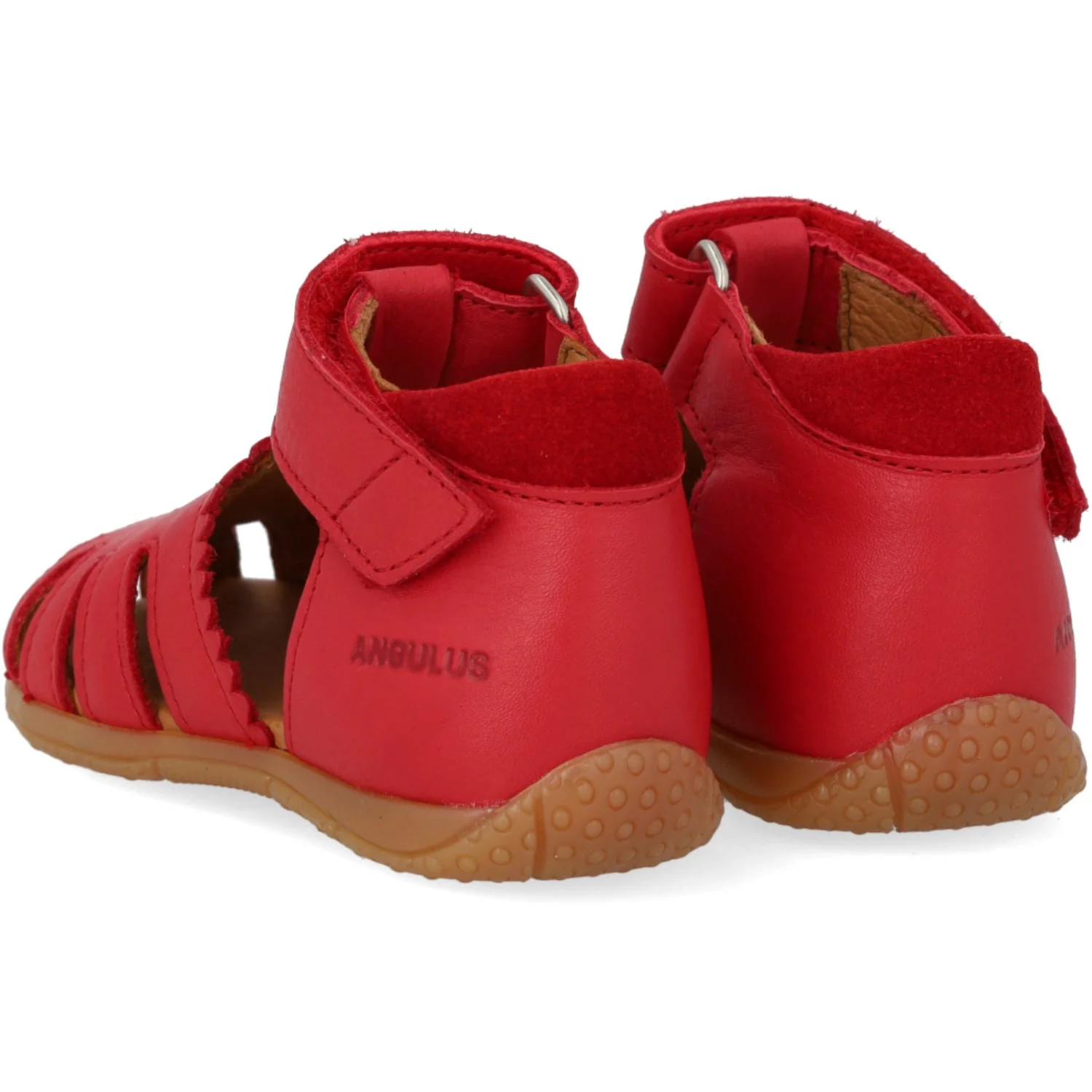 Angulus Red/Red Sandal Med Broderi - Image 2