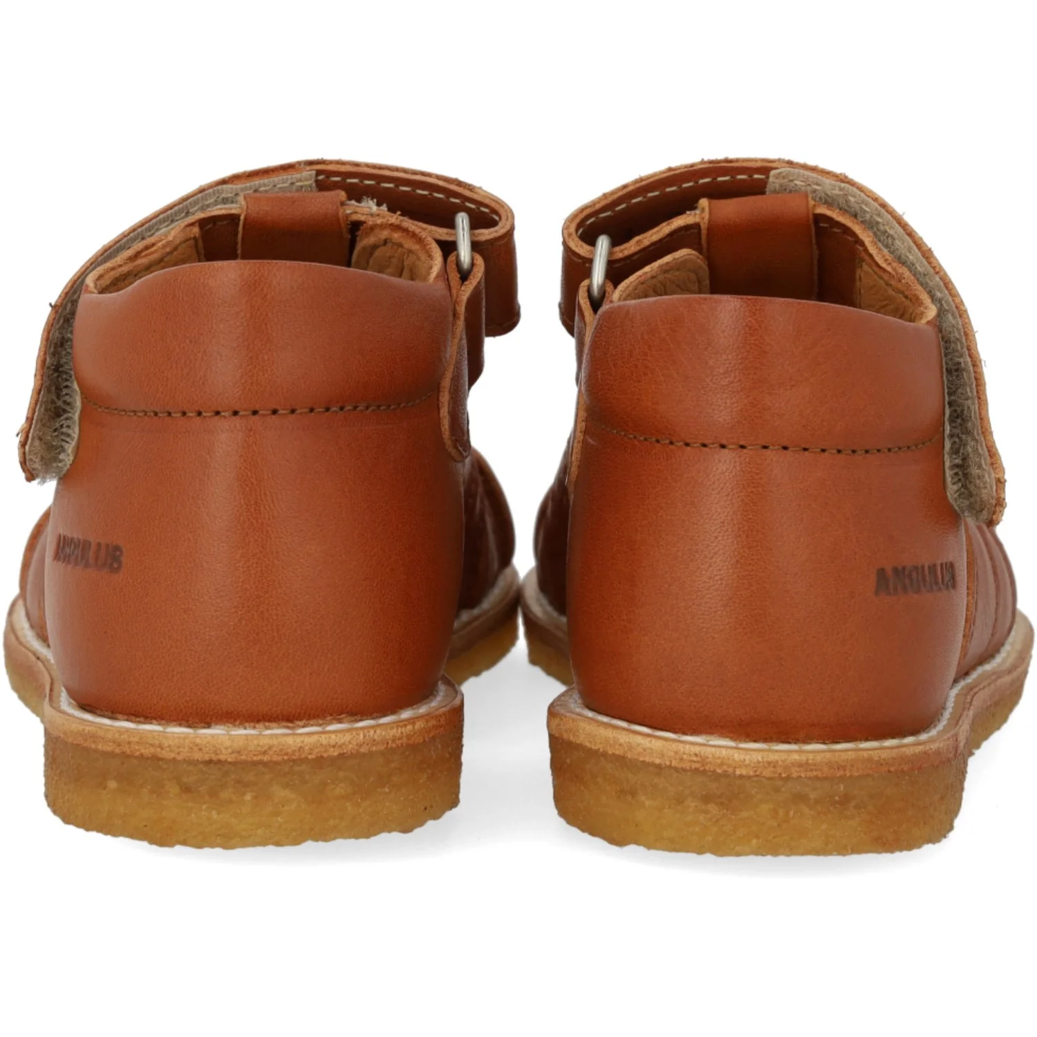 Angulus Cognac Sandal Med Dinobroderi Og Lukket Tå - Image 3