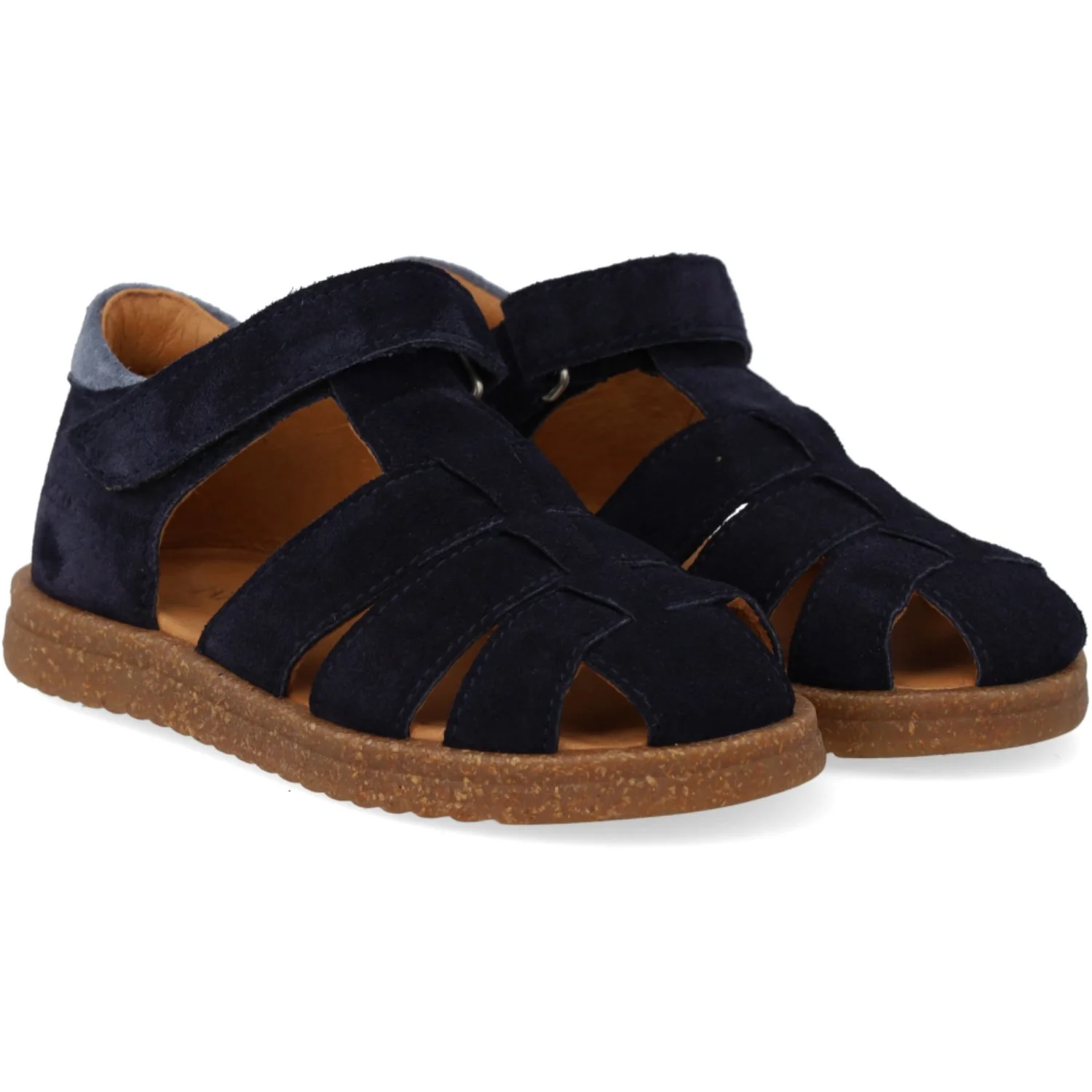 Angulus Navy/Blue Fog Sandal Med Justerbar Velcrolukning