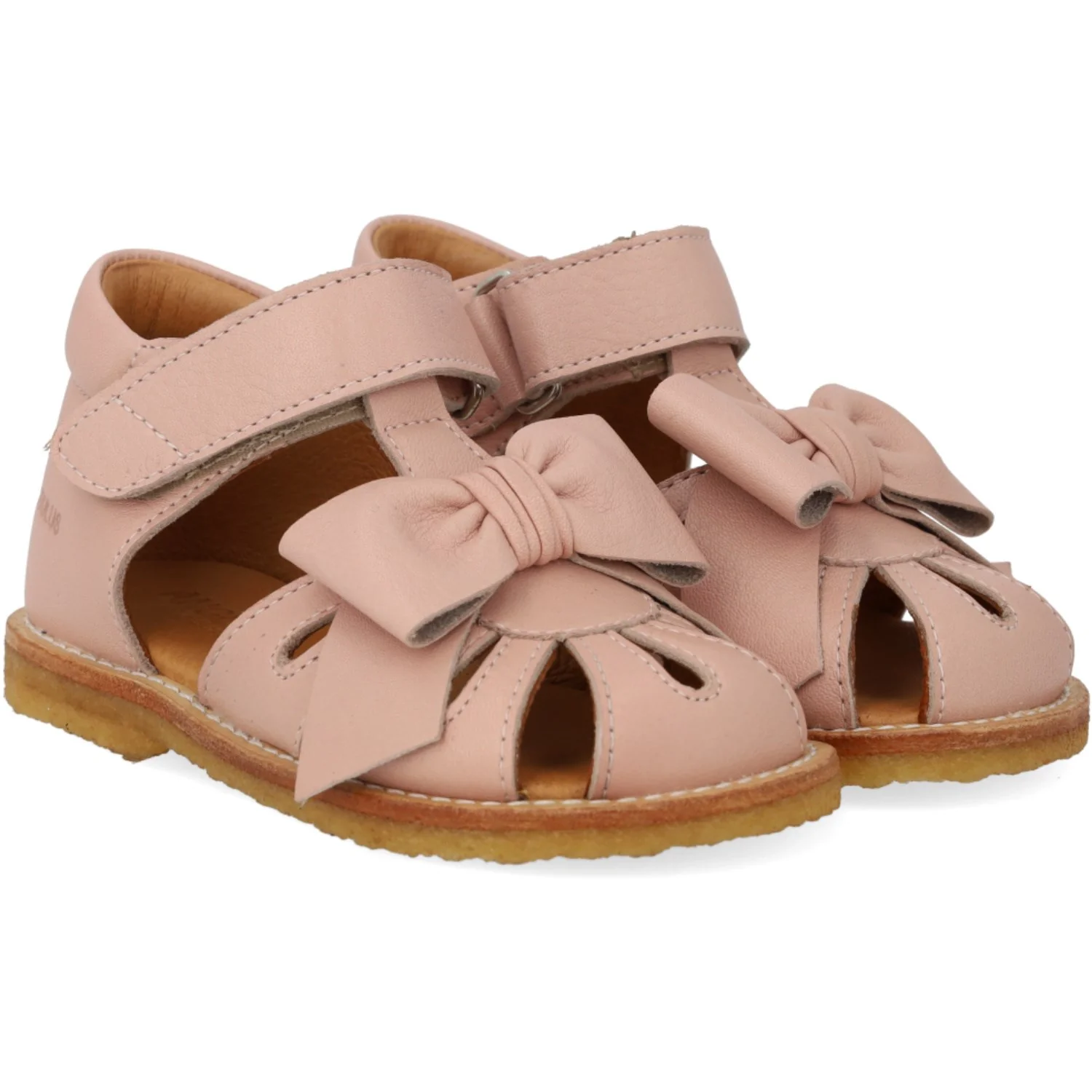 Angulus Rosebud Sandal Med Sløfje Og Lukket Tå