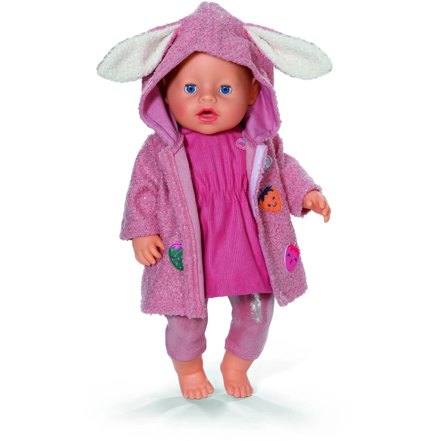 BABY Born Coat Set With Dress 43 Cm - Image 2
