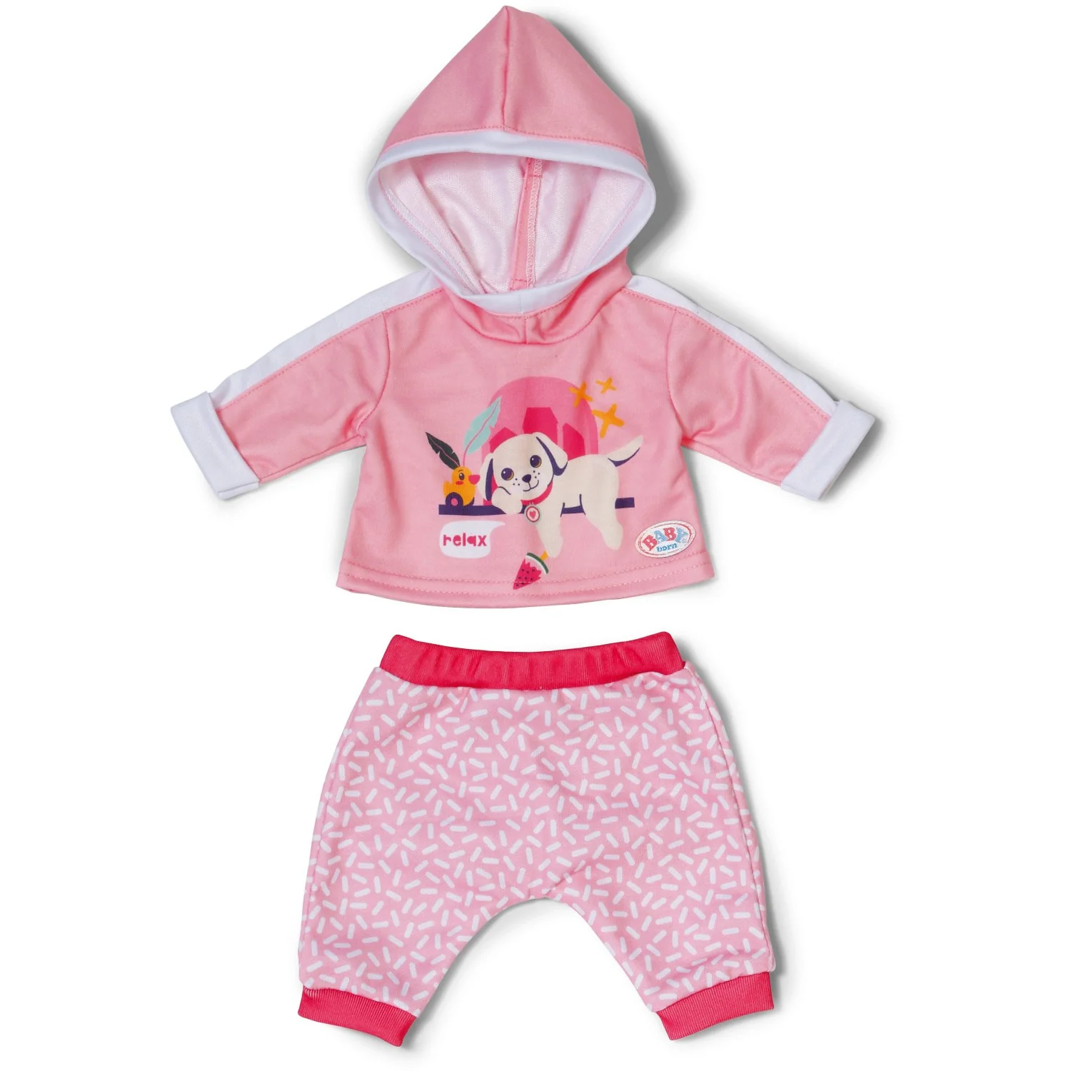 BABY Born Jogging Suit Pink 43cm - Image 3
