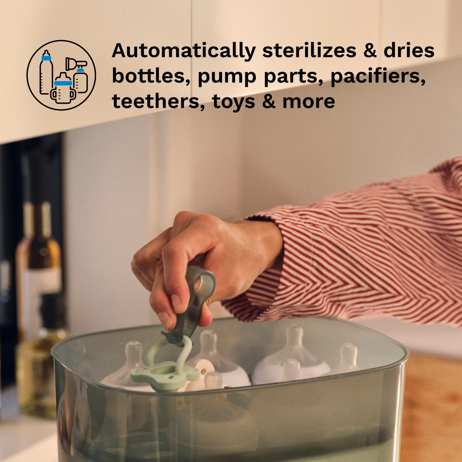 Baby Brezza Black Sterilizer Dryer Advanced - Image 14