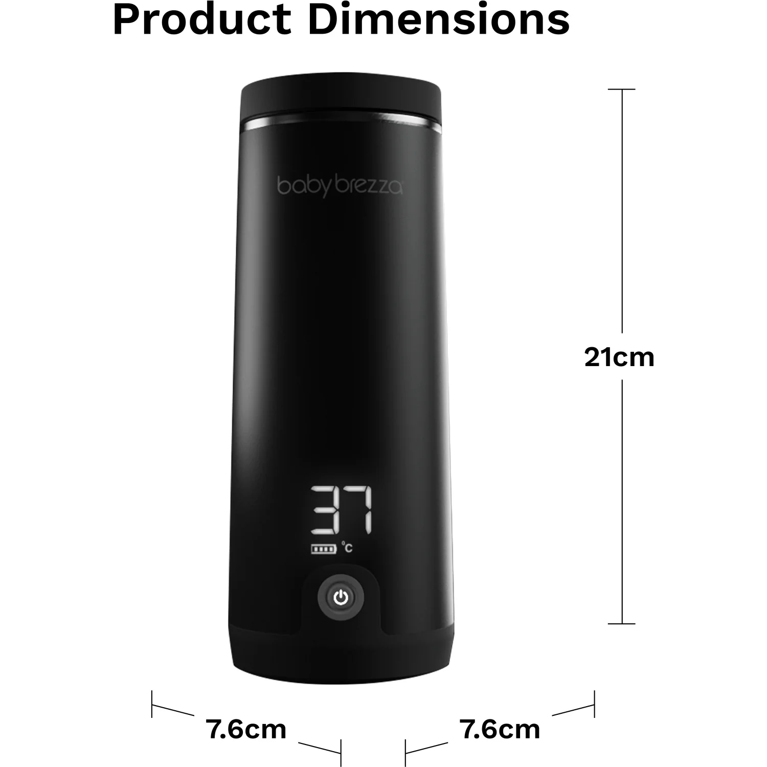 Baby Brezza Black Superfast Portable Bottle Warmer - Image 20
