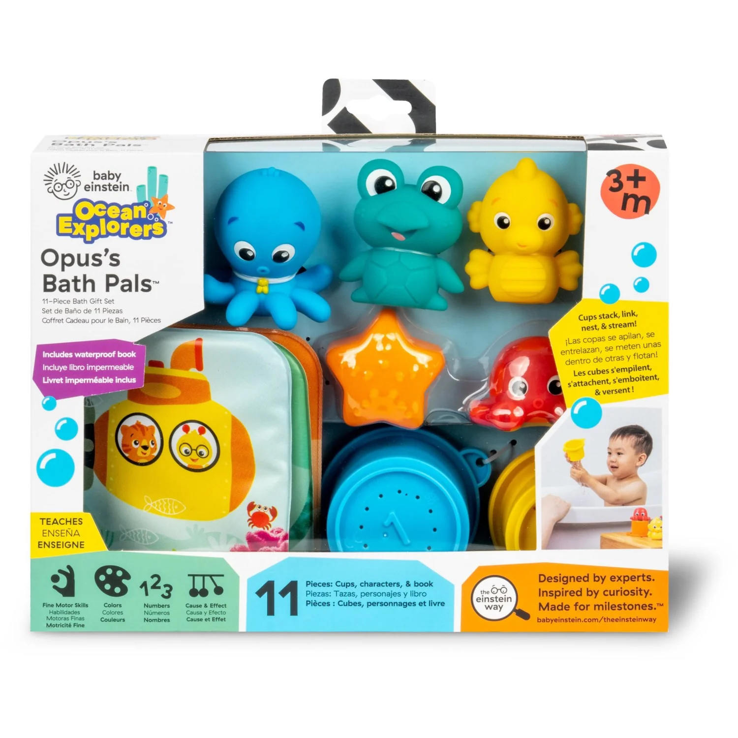 Baby Einstein Opus Bath Pals™ 11-Piece Bath Gift Set - Image 4