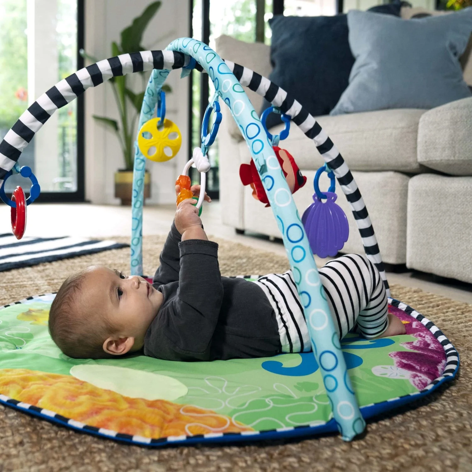 Baby Einstein Sea Floor Explorers™ 2-In-1 Water Mat Play Gym - Image 4