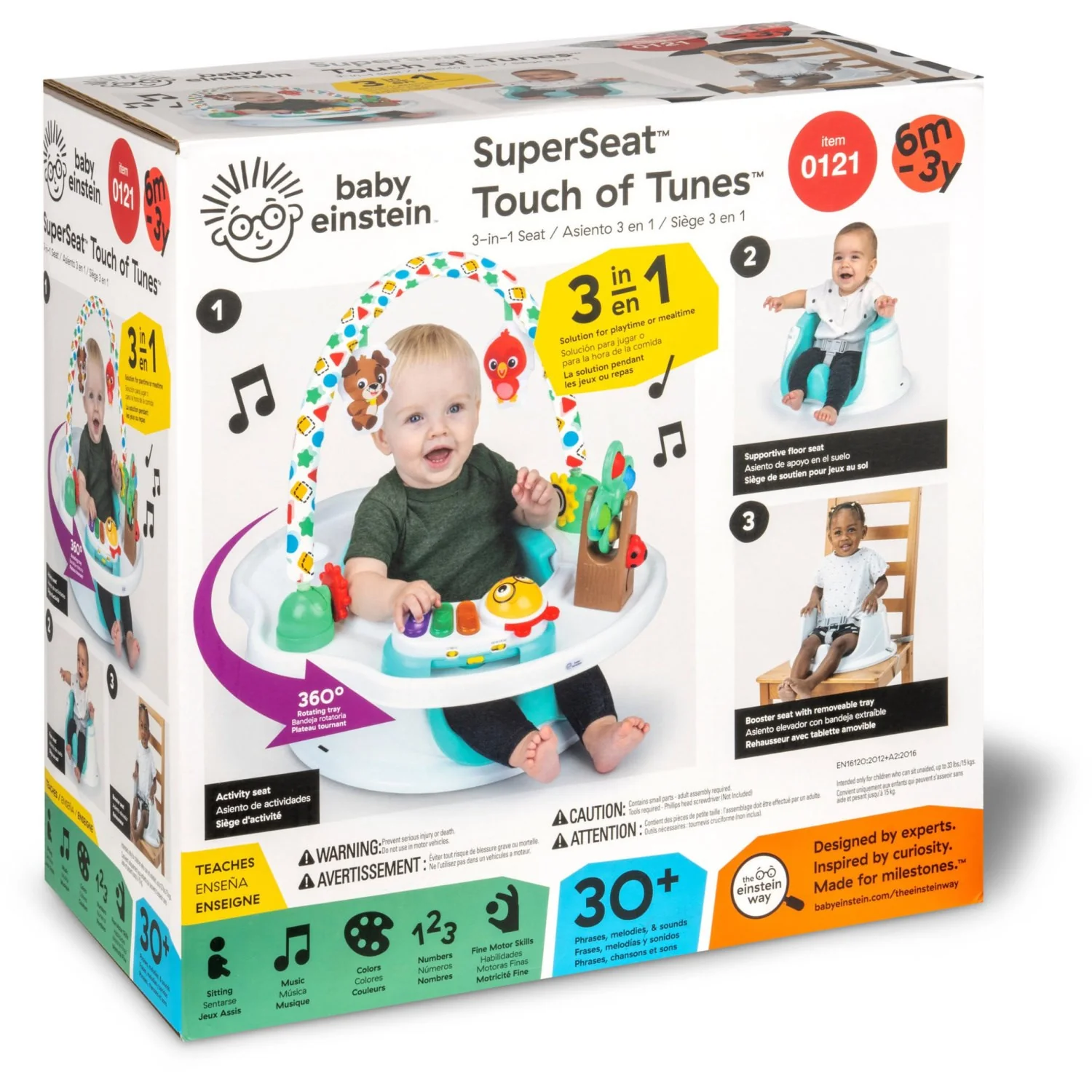 Baby Einstein Superseat™ Touch Of Tunes™ 3-In-1 Seat - Image 9