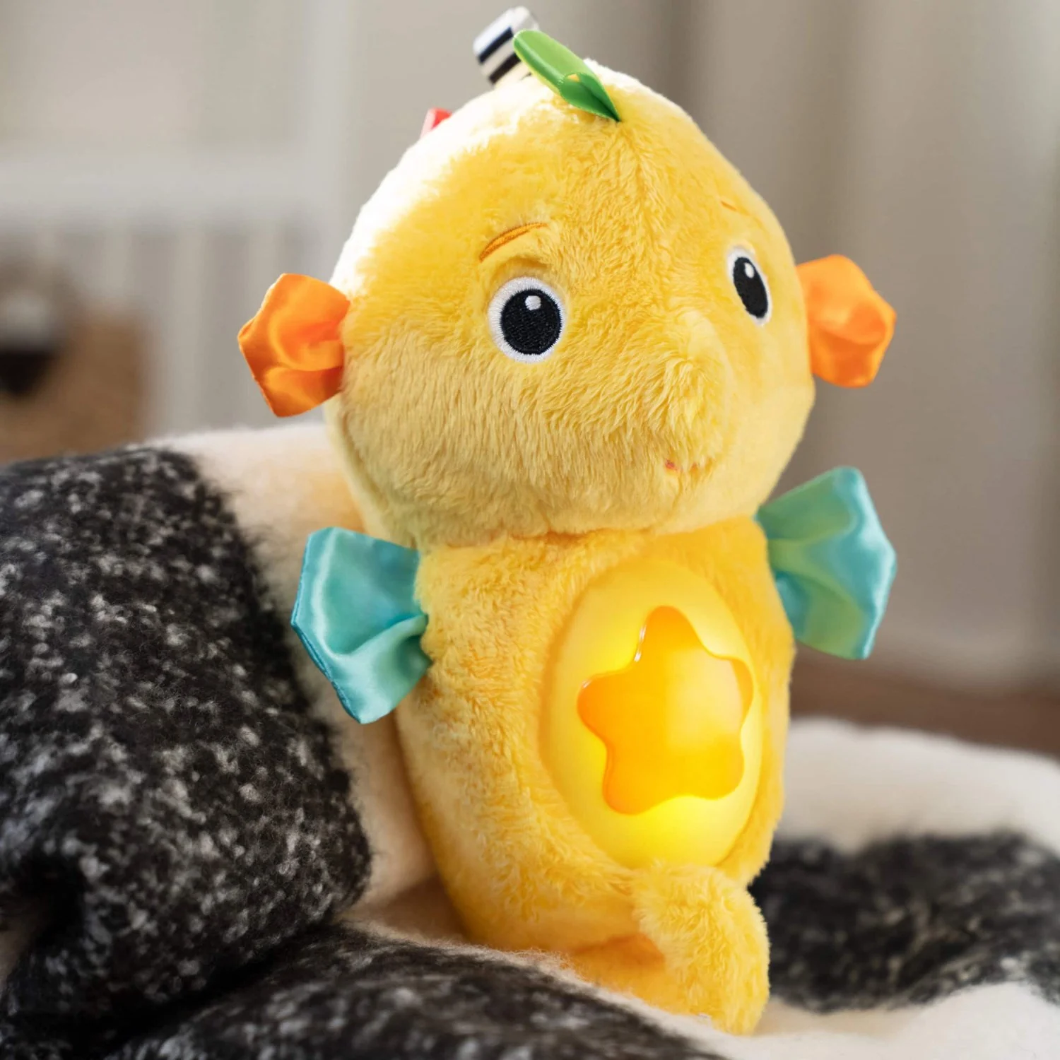 Baby Einstein Yellow Sea Dreams Seahorse™ Plush Soother - Image 3