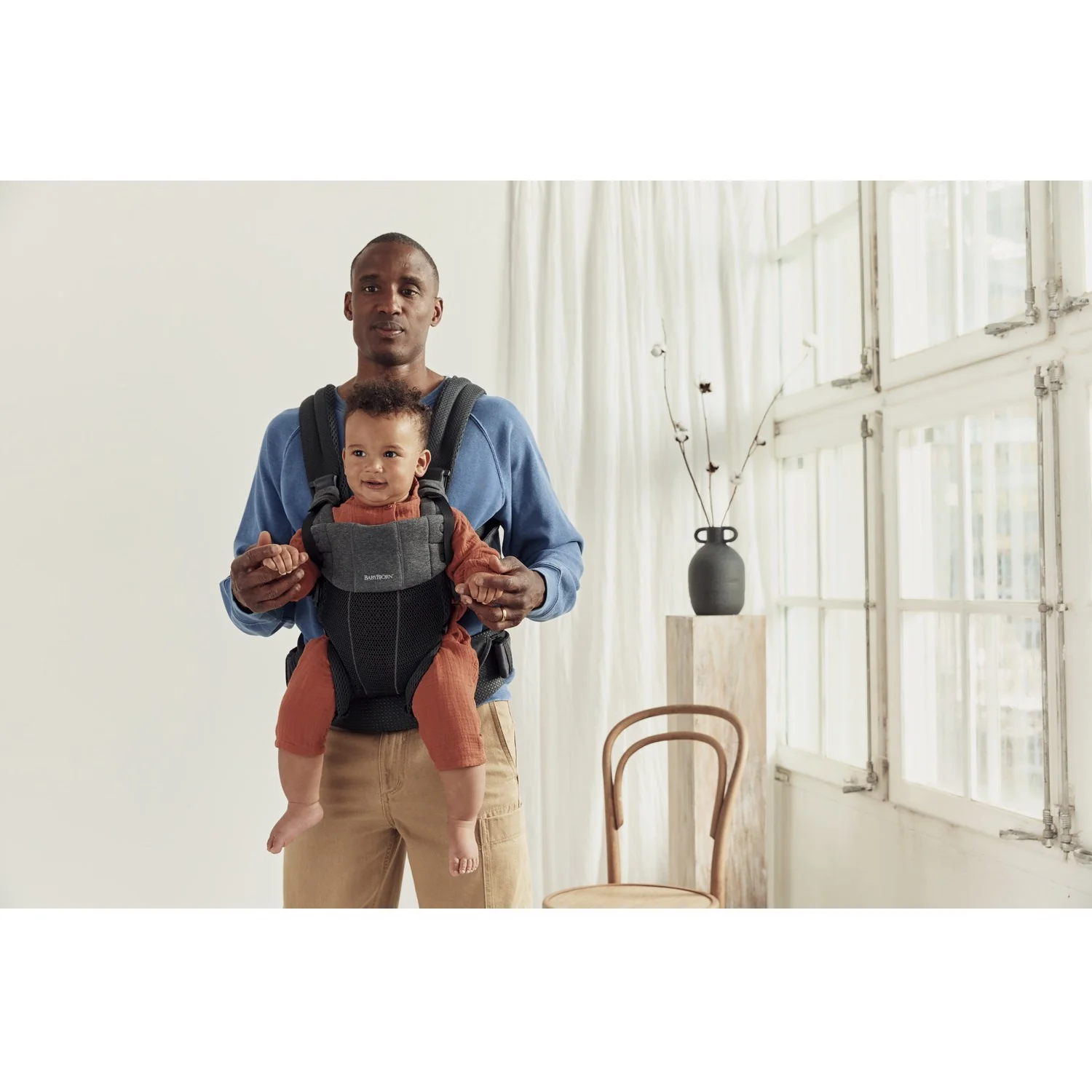 BabyBjörn Black Baby Carrier Harmony - Image 5
