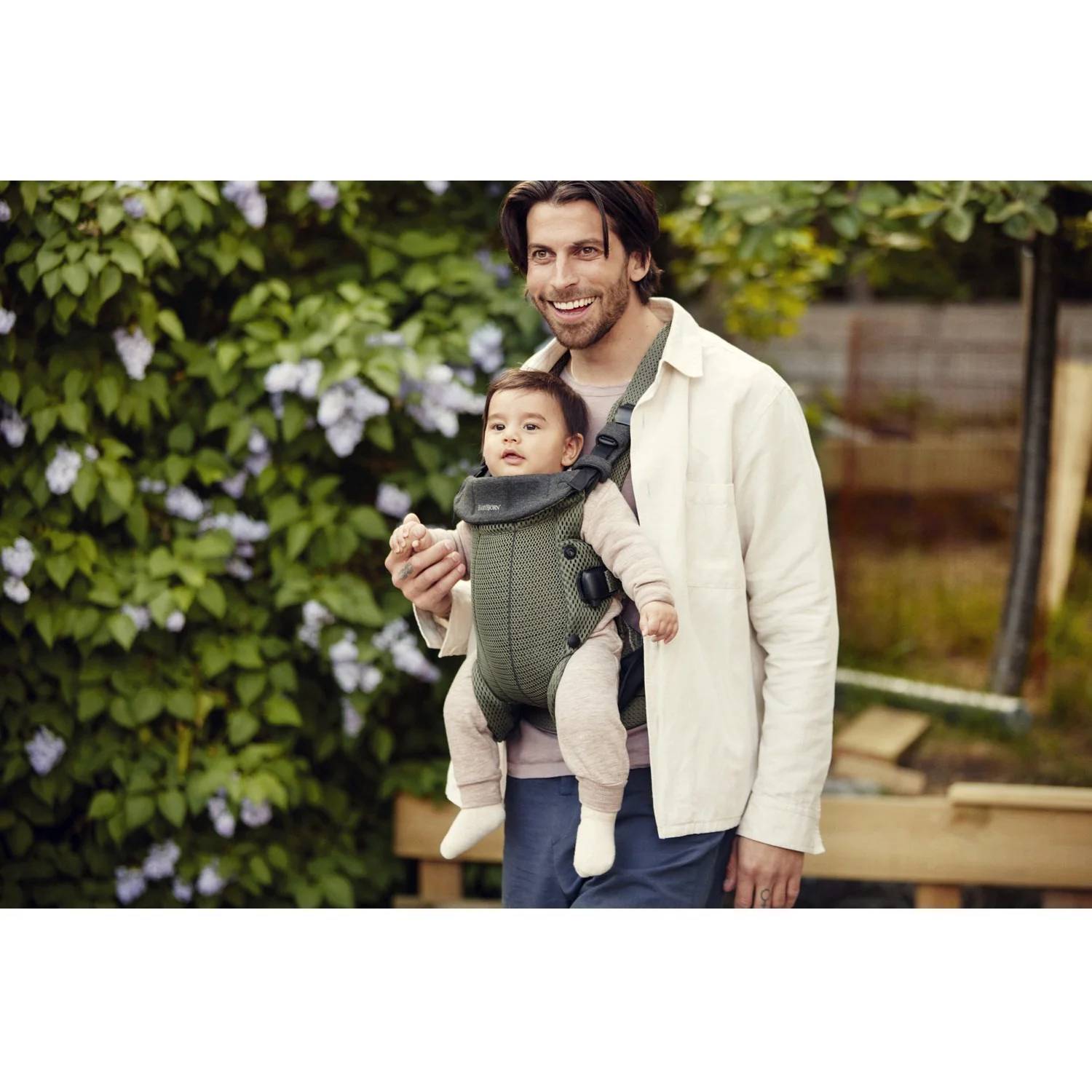BabyBjörn Dark Green Baby Baby Carrier Harmony - Image 5