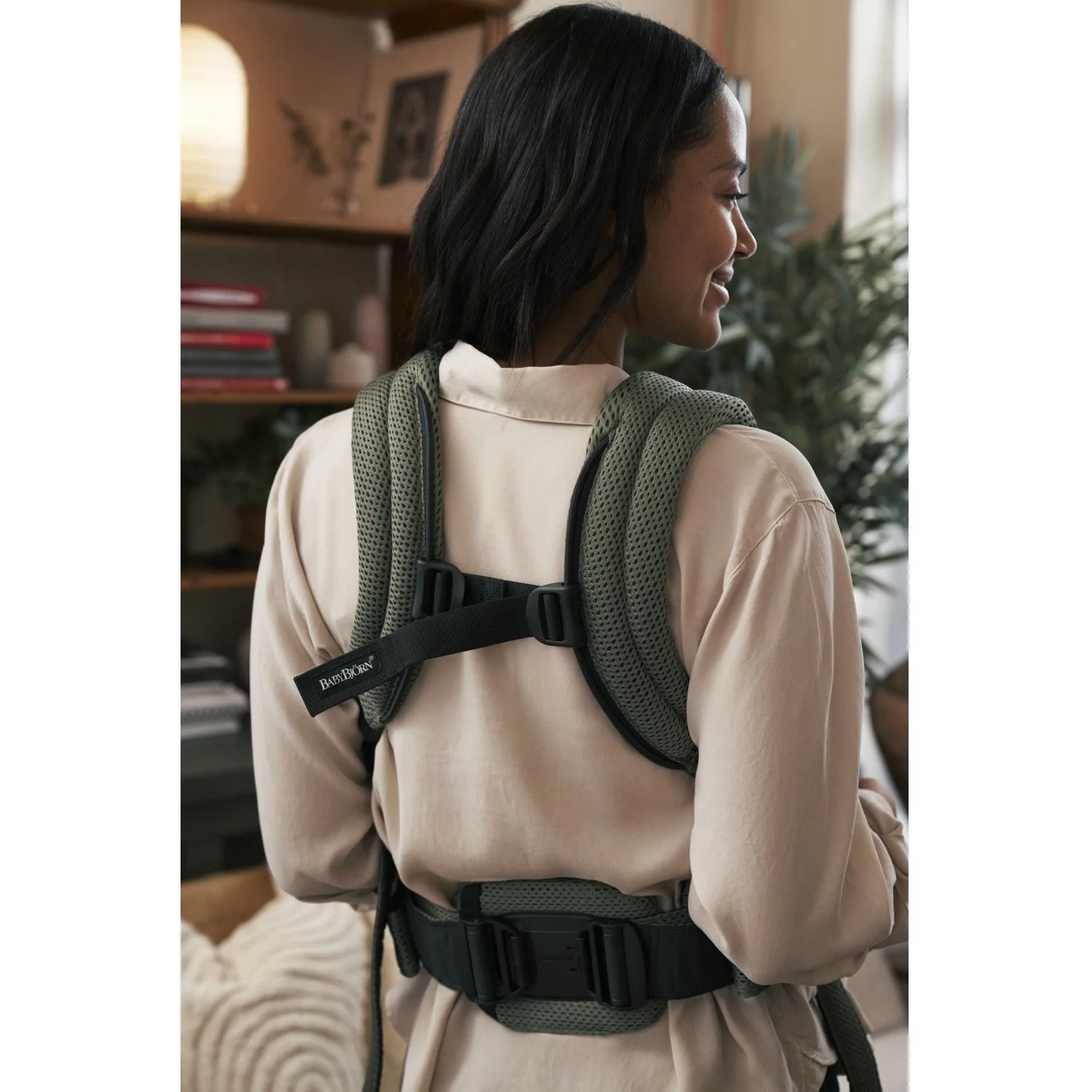 BabyBjörn Dark Green Baby Baby Carrier Harmony - Image 6