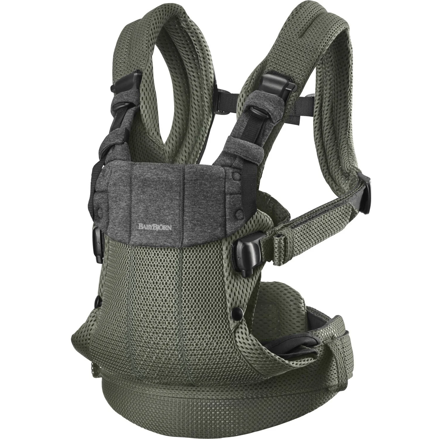 BabyBjörn Dark Green Baby Baby Carrier Harmony - Image 7