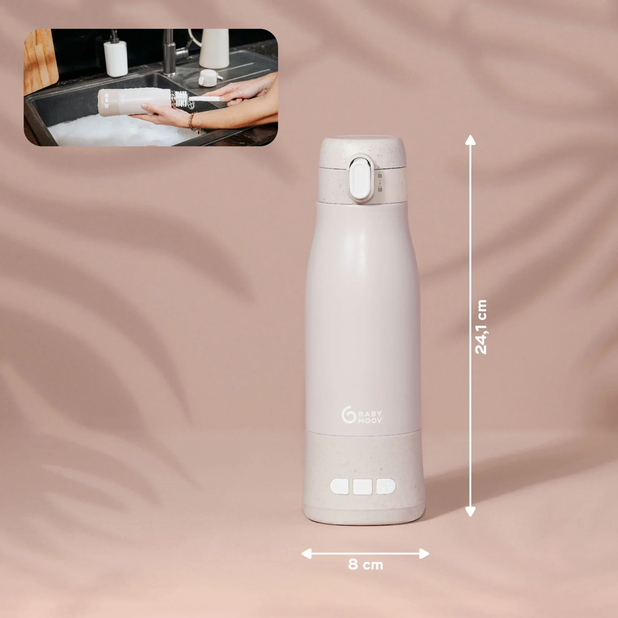 Babymoov Beige Moov & Feed Bottle Warmer - Image 8