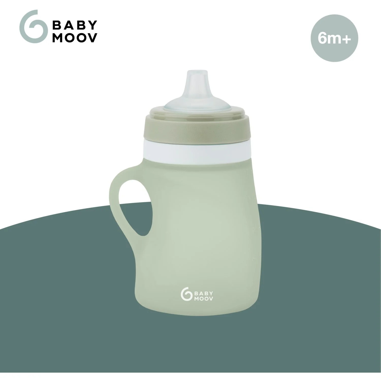 Babymoov Green Silicone Water Bottle - Image 6