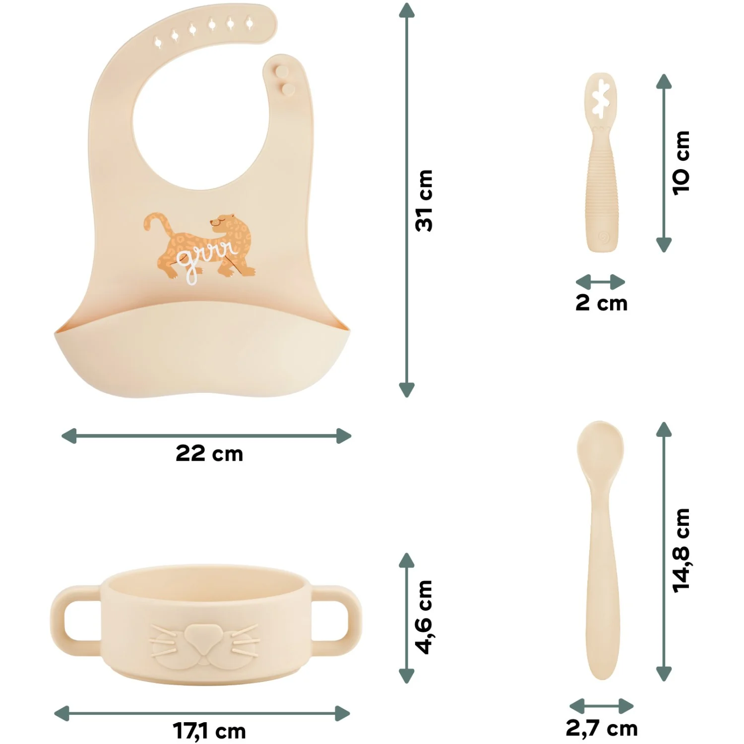 Babymoov Mini Roar Baby First Meal Set - Image 15