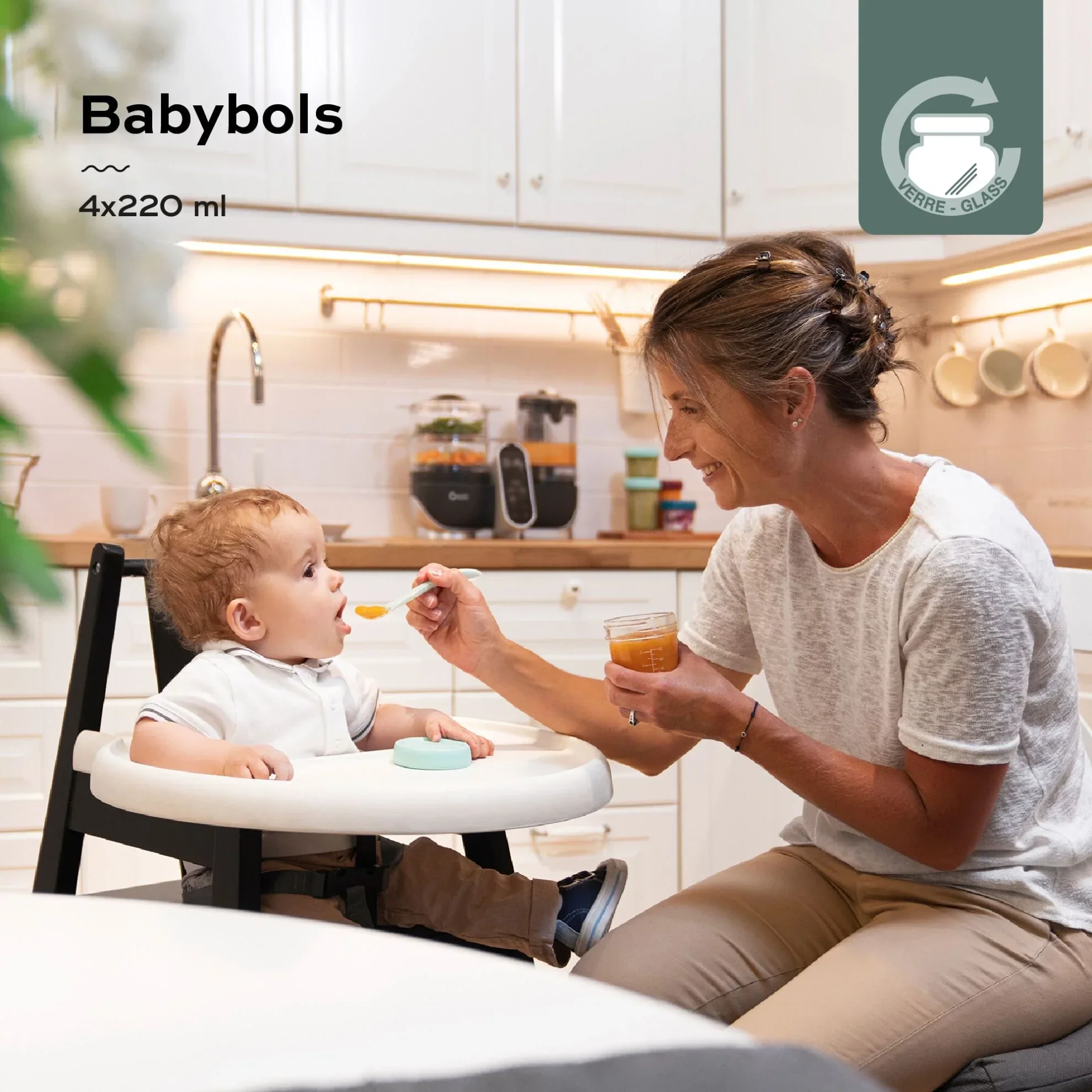Babymoov Multi Glas Containers 240 Ml 4-Pack - Image 3