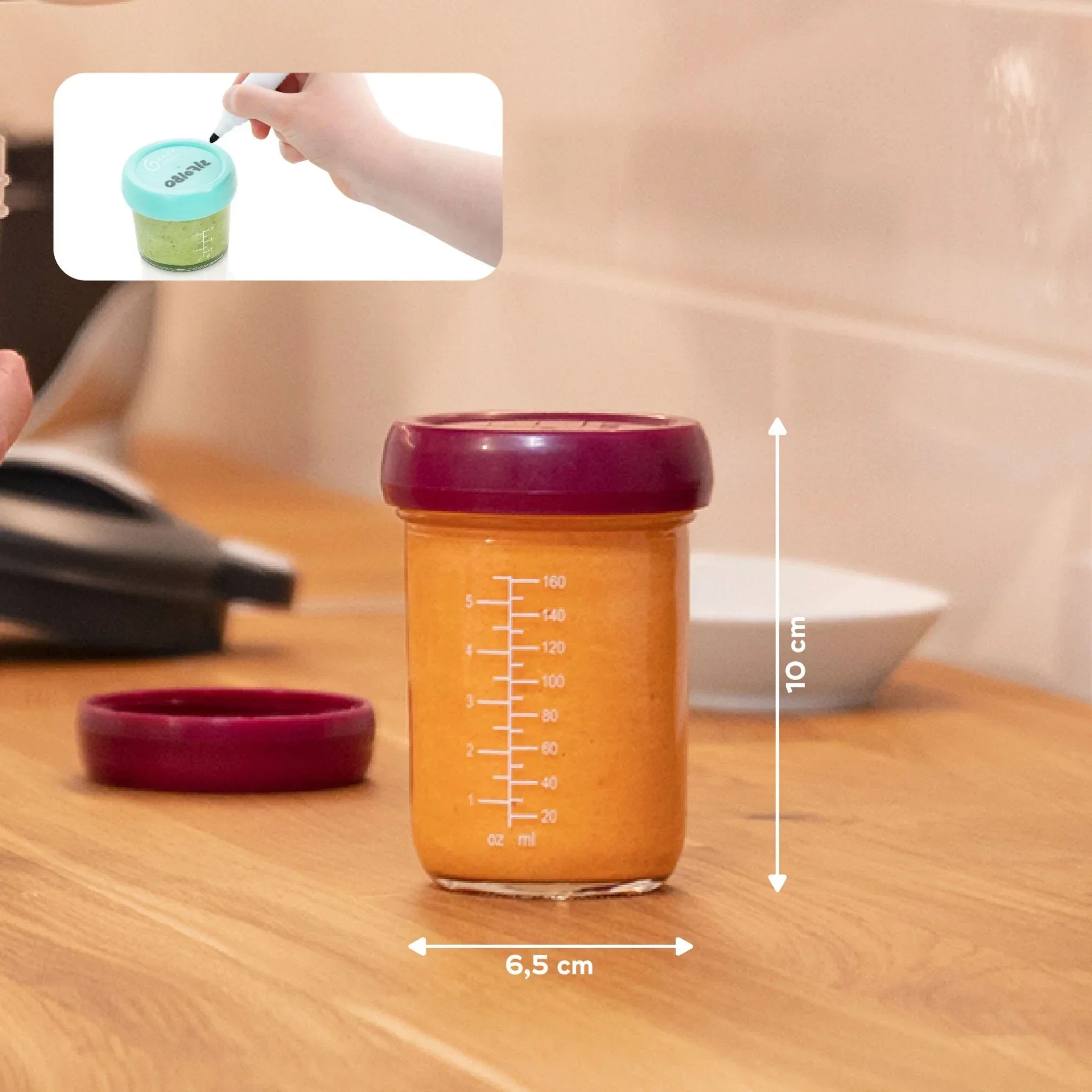 Babymoov Multi Glas Containers 240 Ml 4-Pack - Image 5