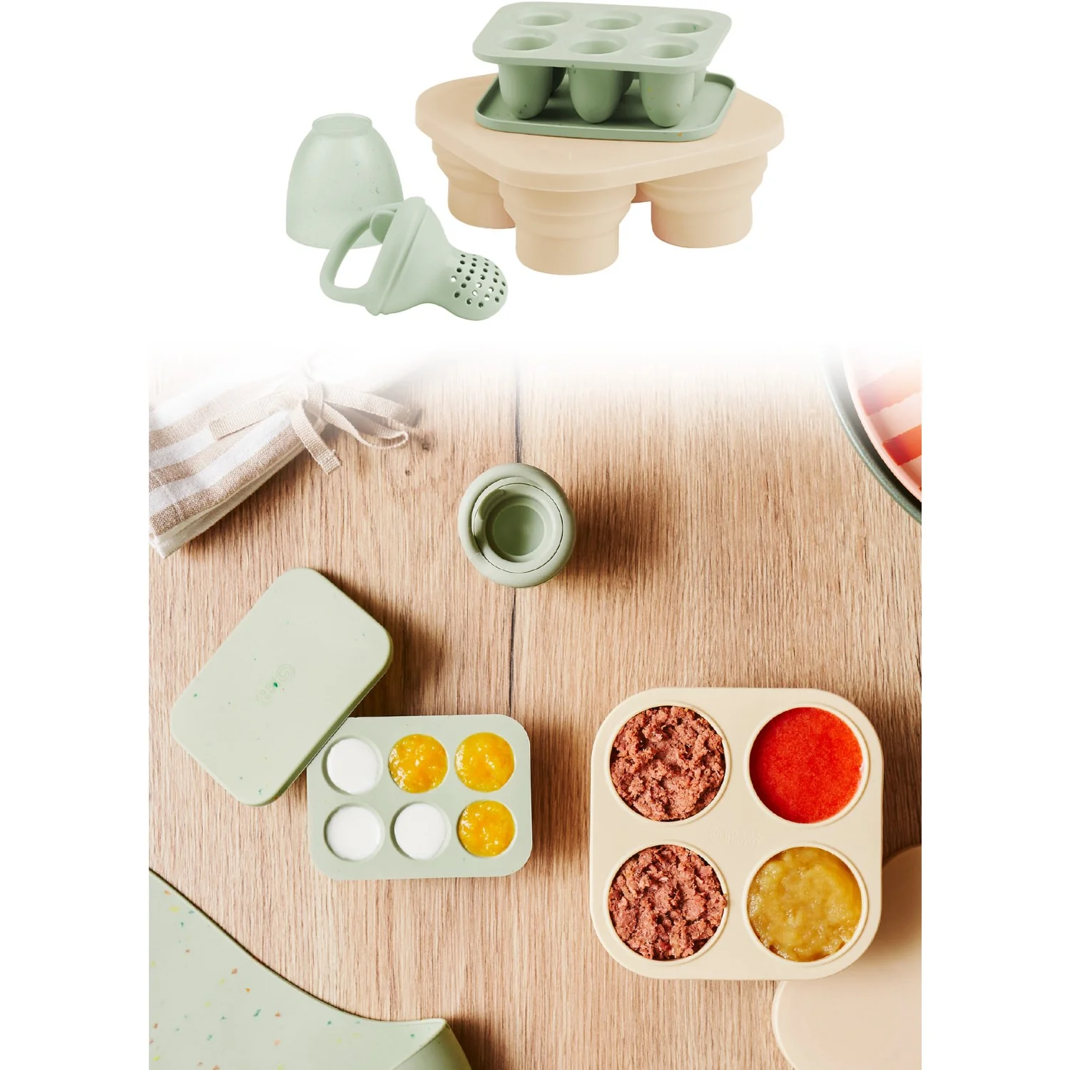 Babymoov Multi Silicone Containers & Feeder Set - Image 10