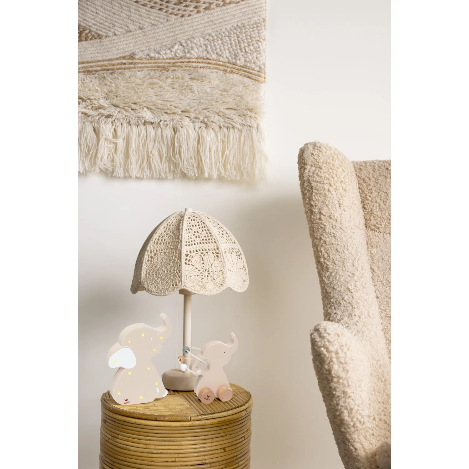 BAMBAM Beige Eco Friendly Elephant Light Box - Image 2