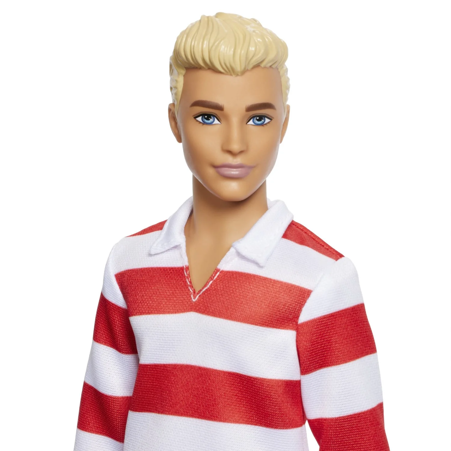 Barbie® Fashionista Ken Doll Red & White Stripes - Image 3
