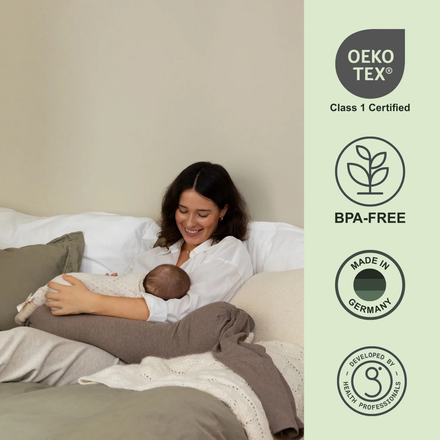 bbhugme Hazel Brown Nursing Pillow - Image 8
