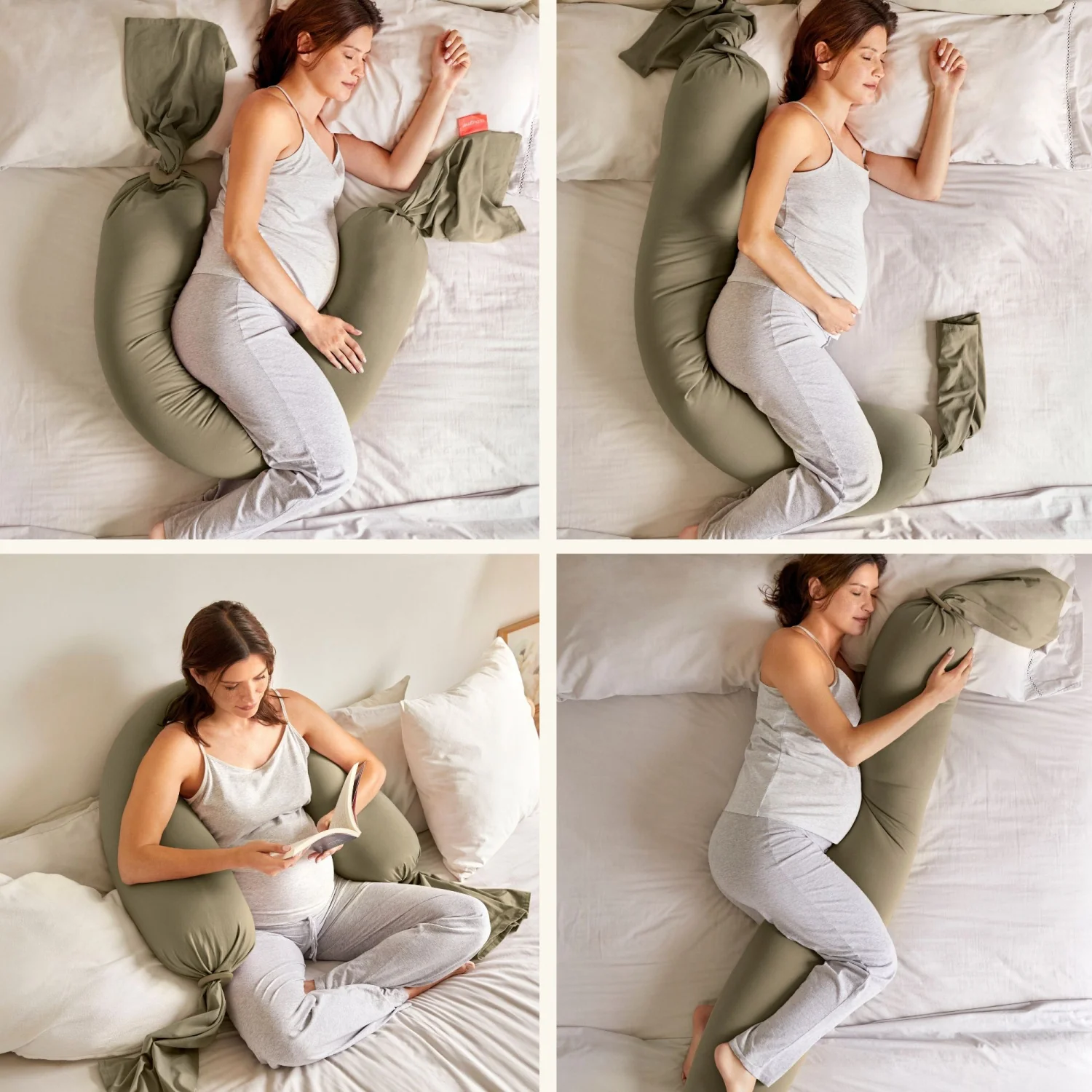 bbhugme Olive/Black Pregnancy Pillow - Image 5