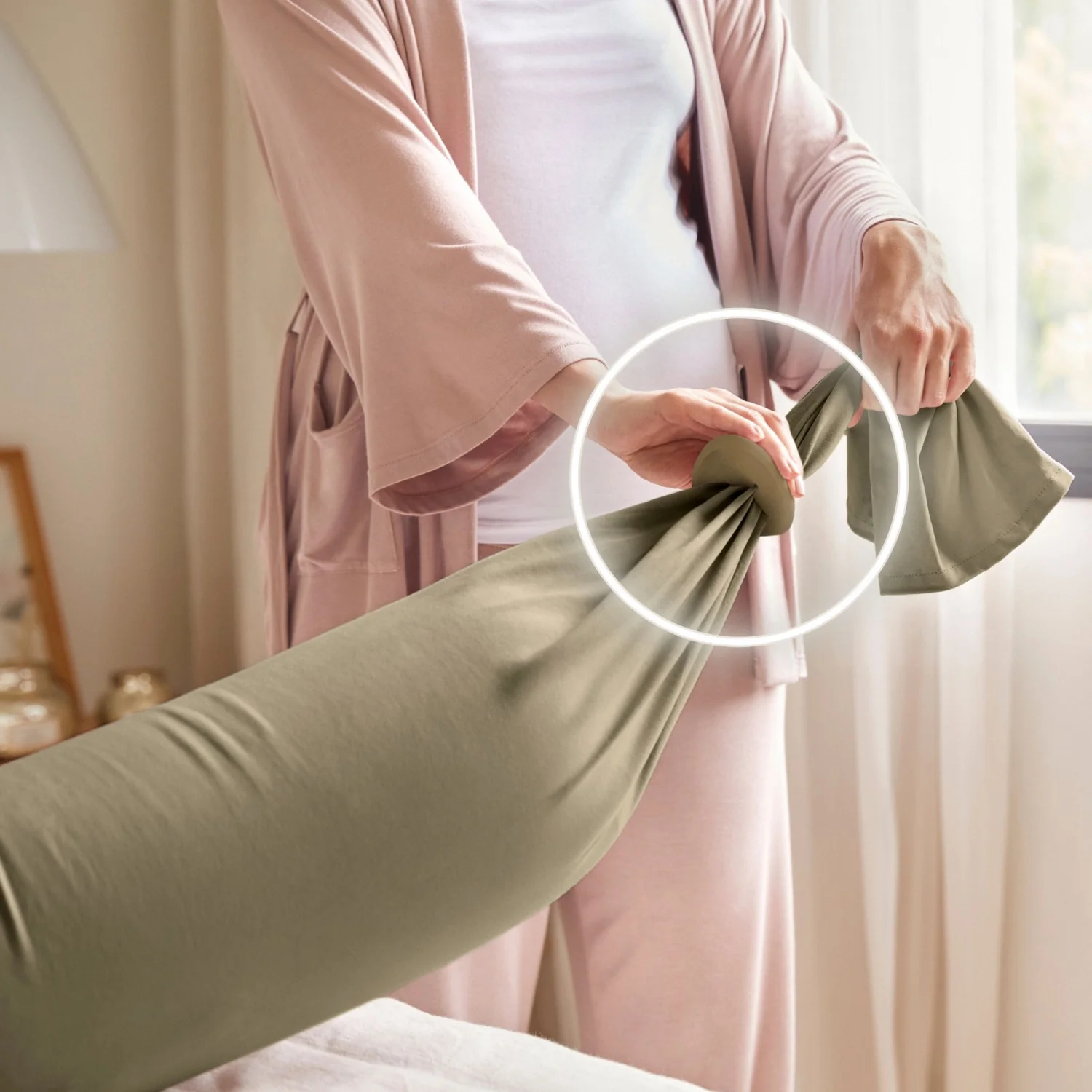 bbhugme Olive/Black Pregnancy Pillow - Image 6