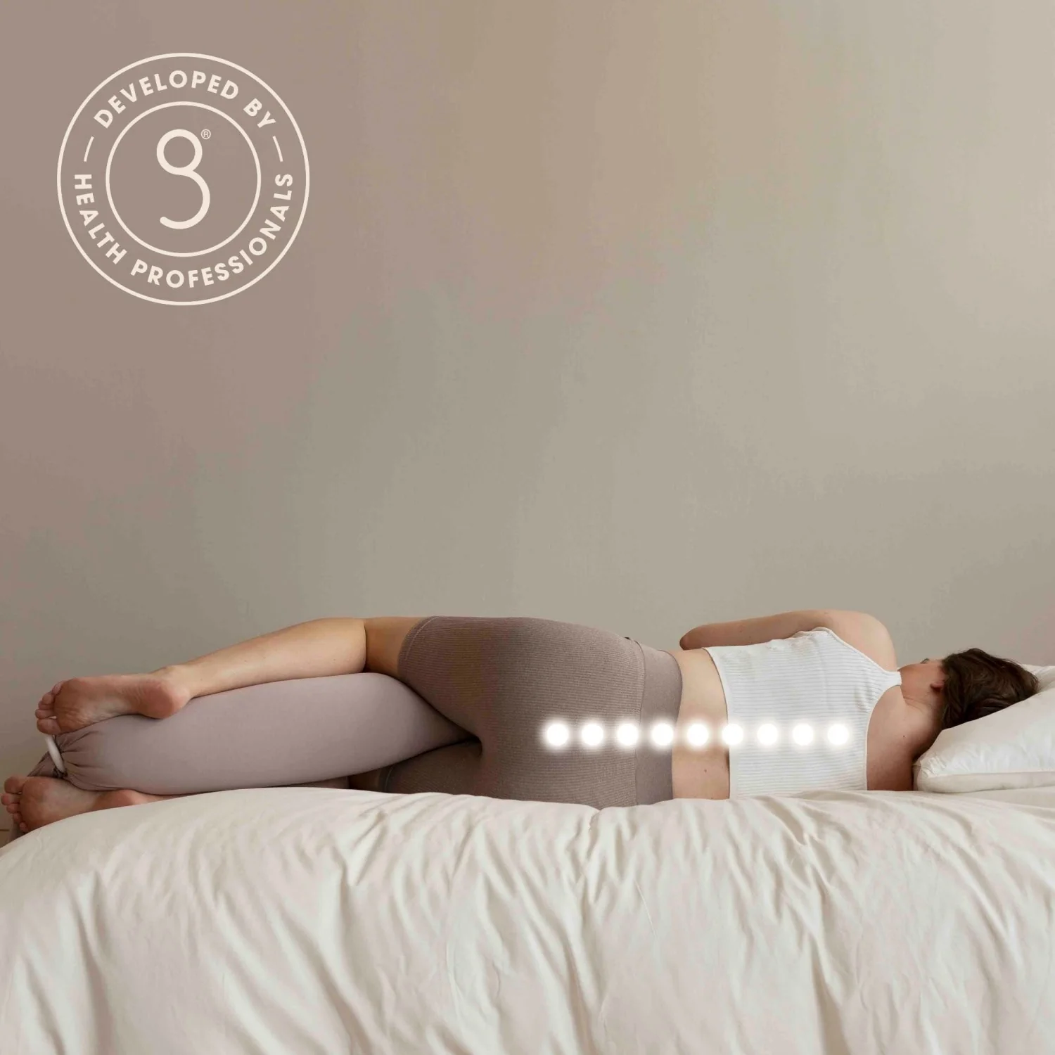 bbhugme Pink/Vanilla Pregnancy Pillow - Image 8