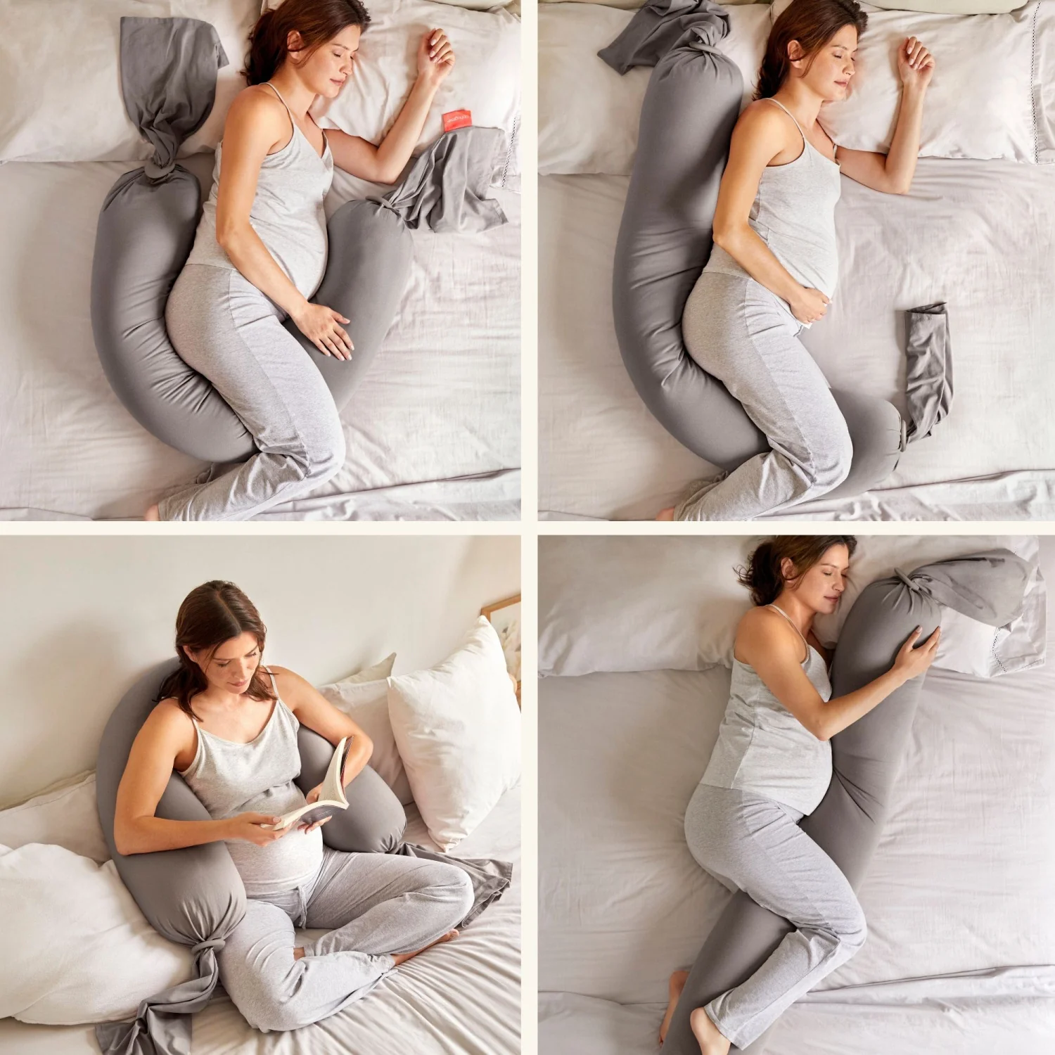 bbhugme Stone/Plum Pregnancy Pillow - Image 4