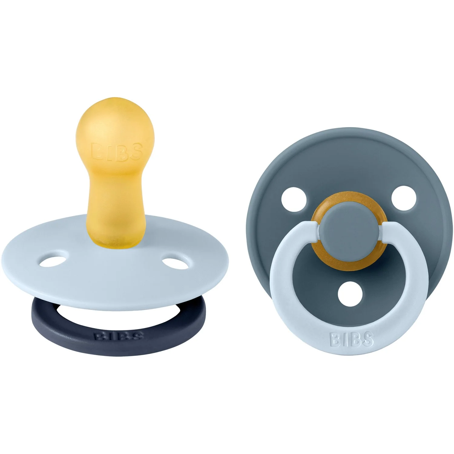Bibs Baby Blue Pacifier Studio Colour 2-Pack Fusion Latex Petrol Mix - Image 17