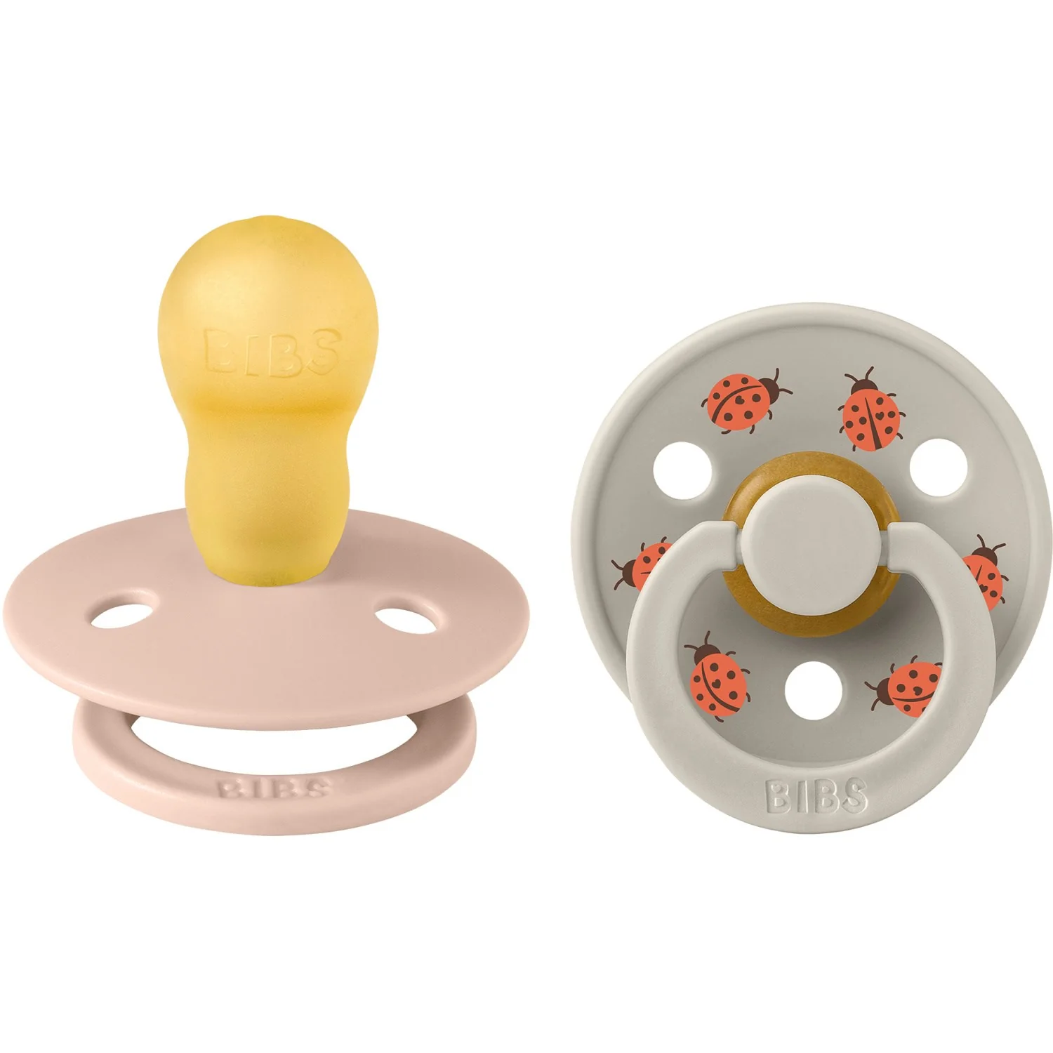 Bibs Blush Mix Pacifier Studio Colour Ladybug Latex 2-Pack - Image 4