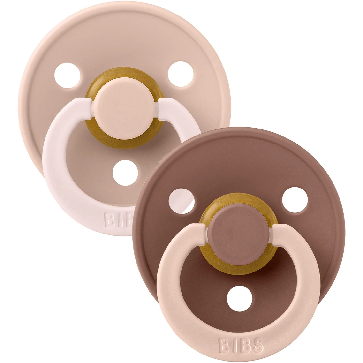 Bibs Blush Pacifier Studio Colour 2-Pack Fusion Latex Woodchuck Mix - Image 10