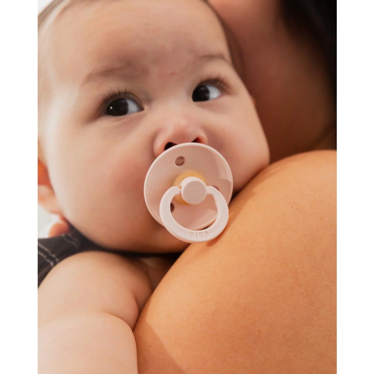 Bibs Blush Pacifier Studio Colour 2-Pack Fusion Latex Woodchuck Mix - Image 4
