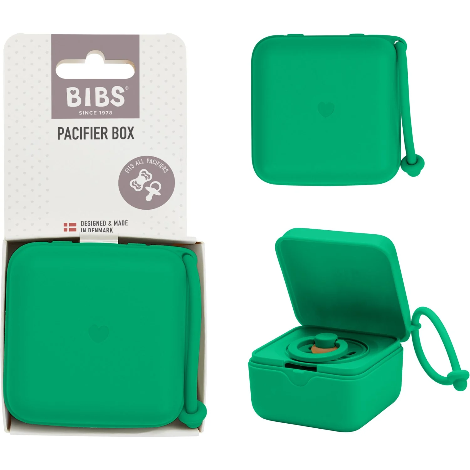Bibs Cactus Pacifier Box
